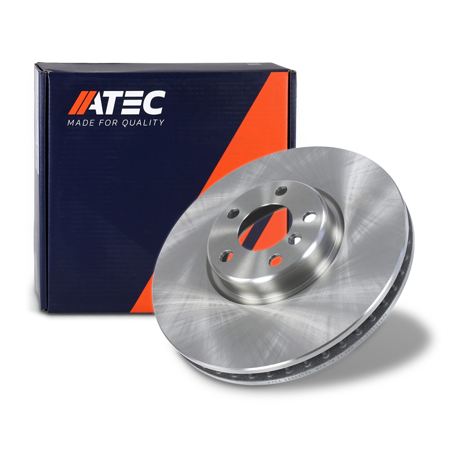 Atec 1x Bremsscheibe Vorderachse links Belü [Hersteller-Nr. 34004996] für BMW