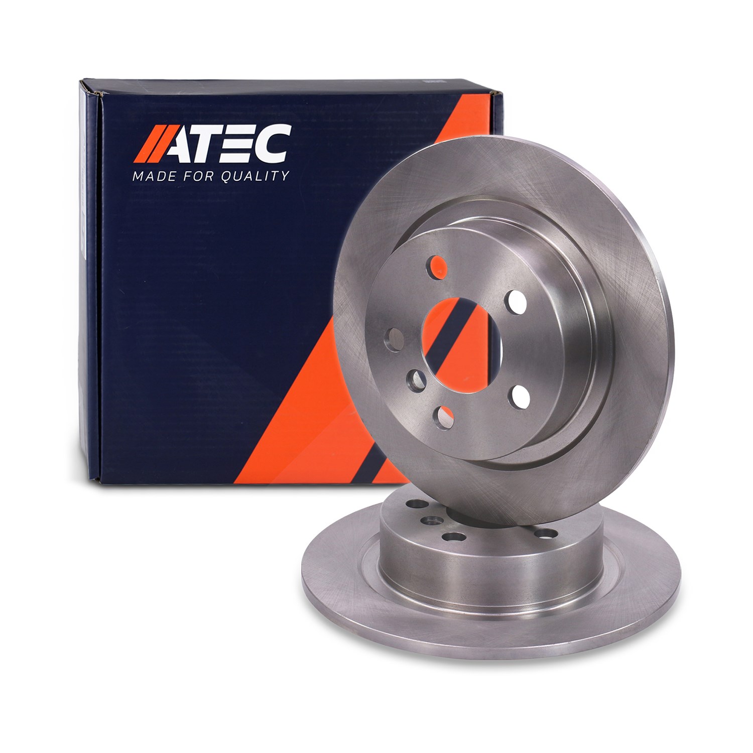 Atec 1x Bremsscheibe Hinterachse Voll [Hersteller-Nr. 34006375] für Mini, BMW