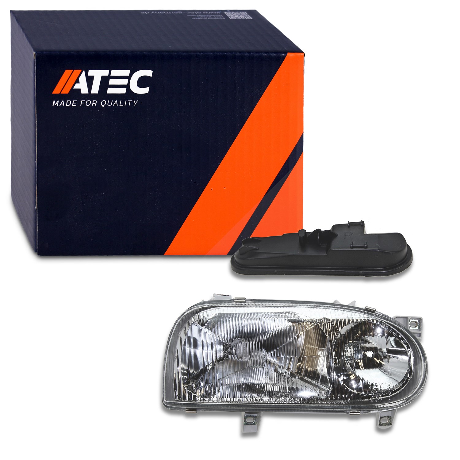 Atec Scheinwerfer H1/H1 ohne Stellmotor elektr. LWR [Hersteller-Nr. 10414219] für VW