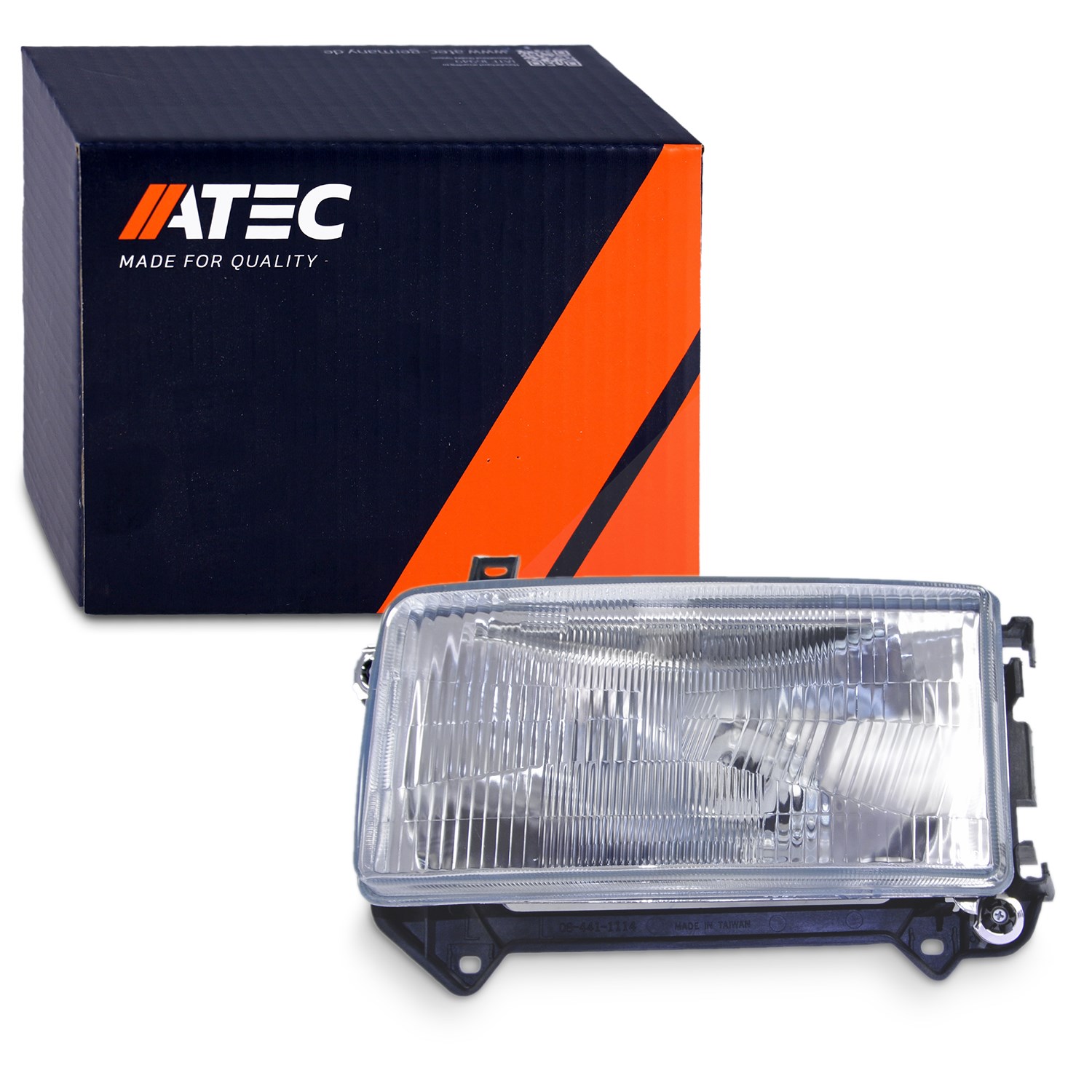 Atec Scheinwerfer H4 ohne Stellmotor [Hersteller-Nr. 10414456] für VW