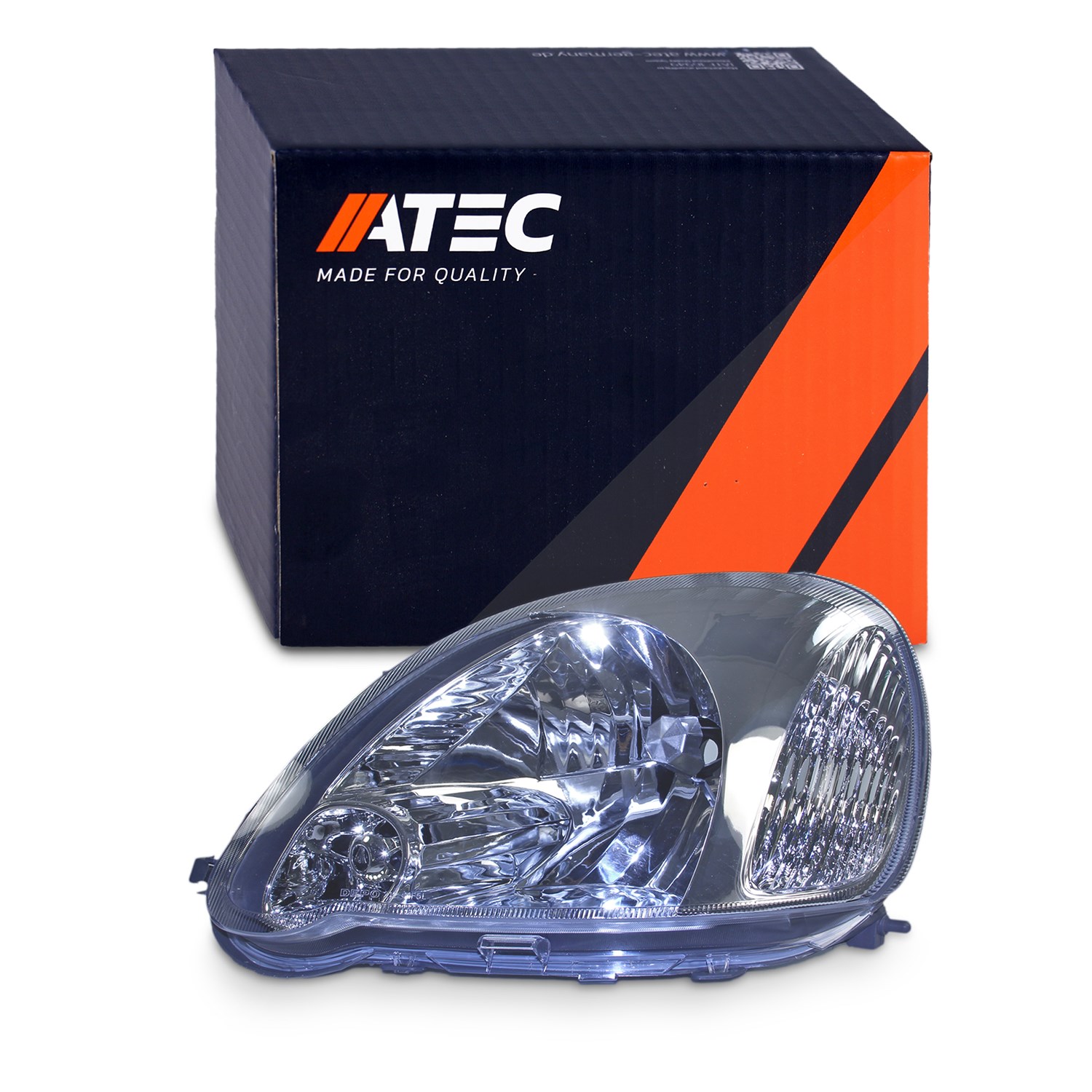 Atec Scheinwerfer H4 ohne Stellmotor VALEO [Hersteller-Nr. 10419105] für Toyota