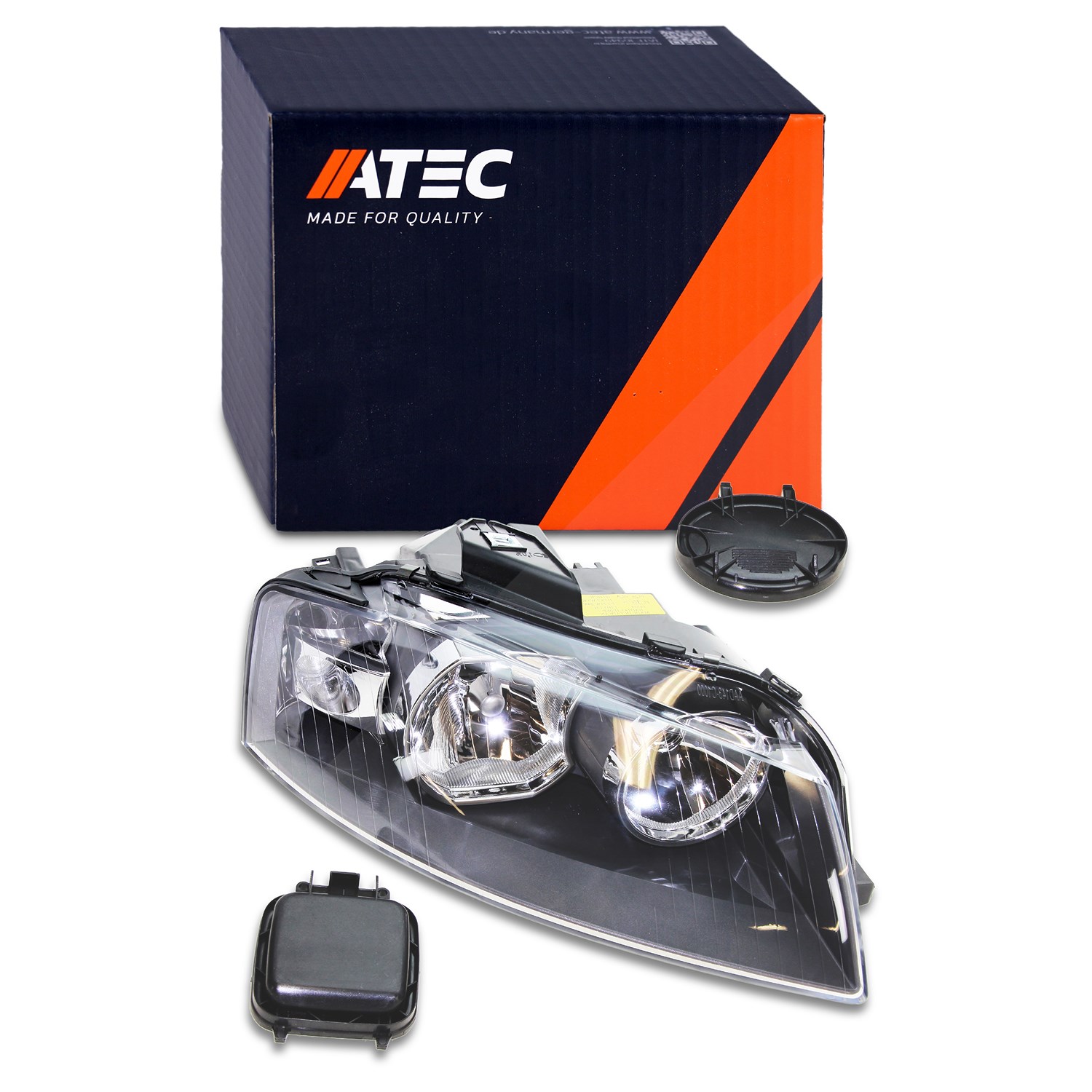 Atec Scheinwerfer H7/H7 elek. LWR mit Stellmotor [Hersteller-Nr. 10490252] für Audi