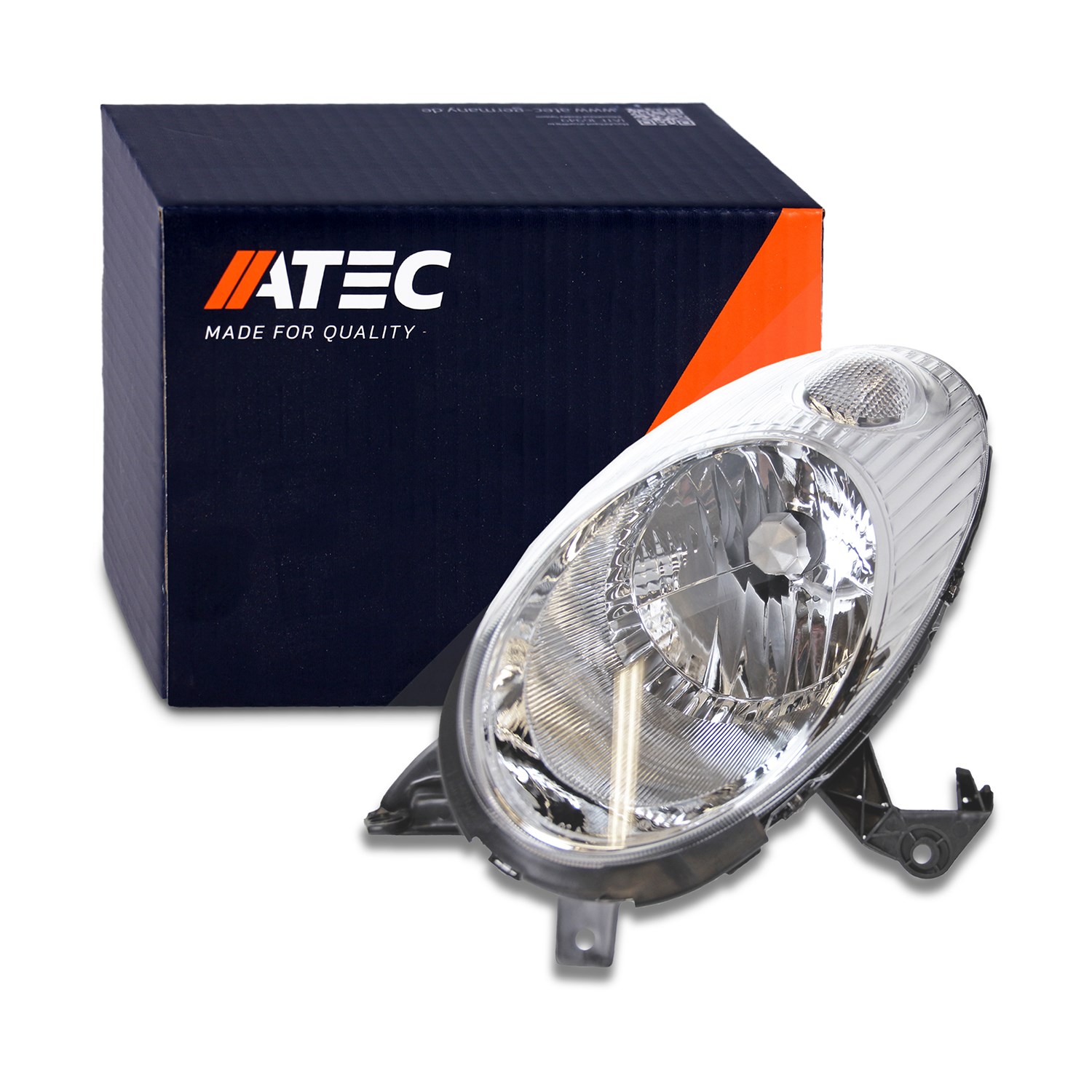 Atec Scheinwerfer H4 ohne Stellmotor elektr. LWR [Hersteller-Nr. 30338761] für Nissan