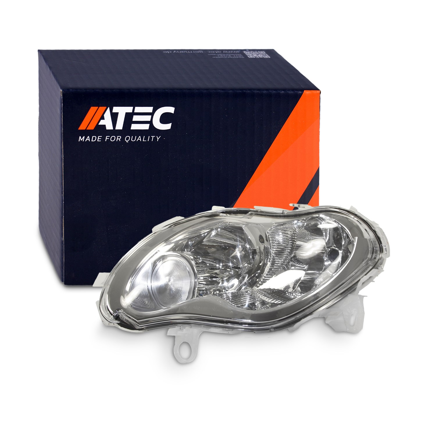 Atec Scheinwerfer H7/H1, elektr. LWR, mit Stellmotor [Hersteller-Nr. 30391135] für Smart