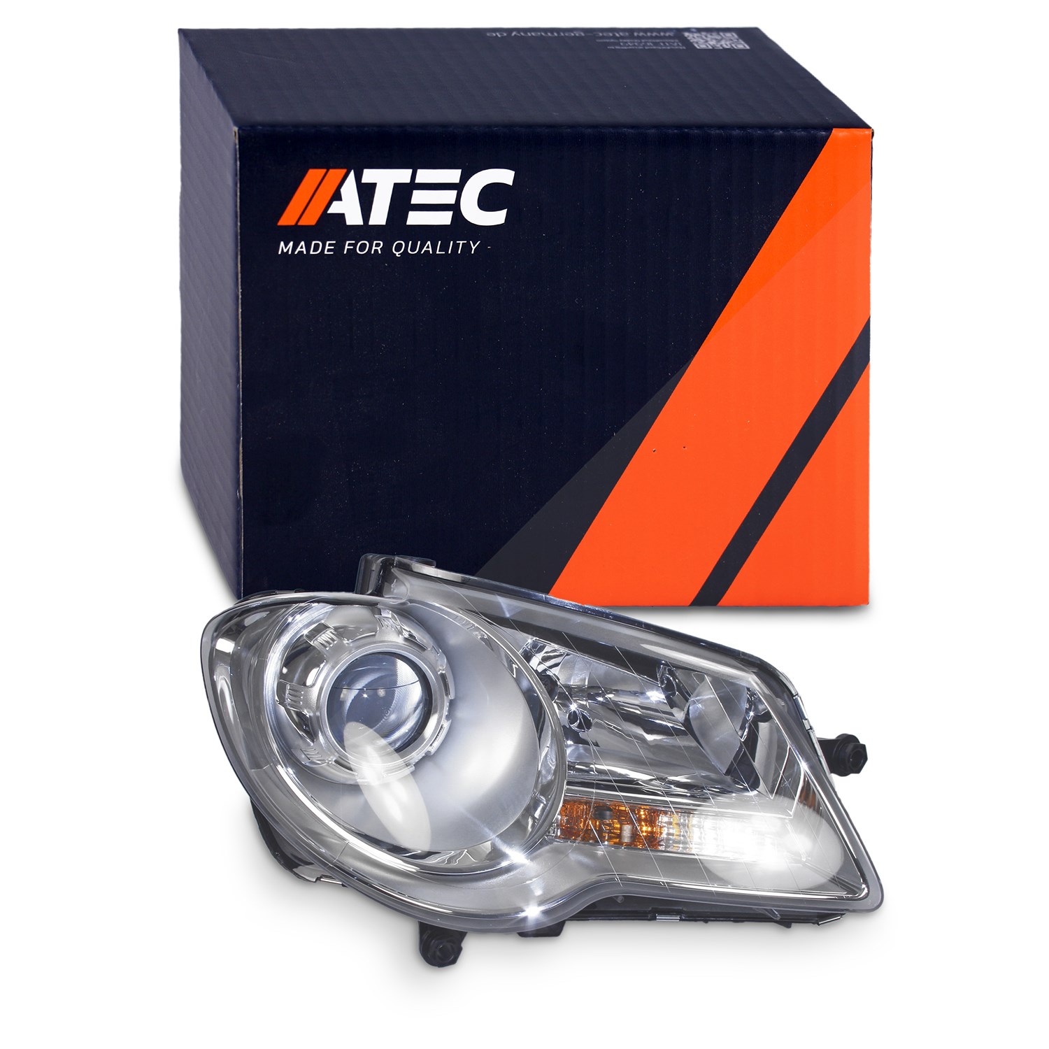 Atec Scheinwerfer H7/H7, elektr. LWR mit Stellmotor [Hersteller-Nr. 30412376] für VW