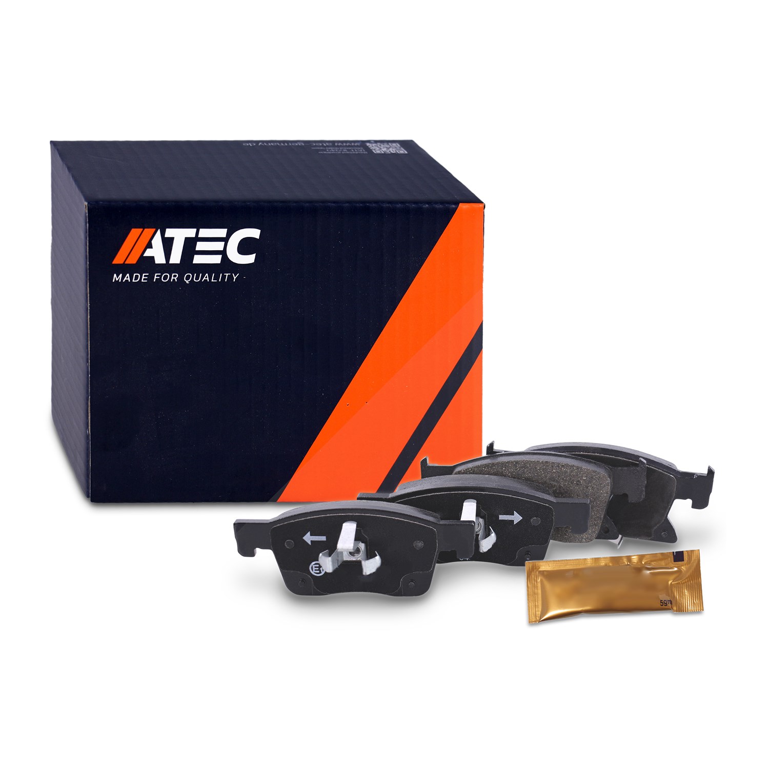 Atec Bremsbeläge vorne (Satz) [Hersteller-Nr. 40362007] für Vauxhall, Opel