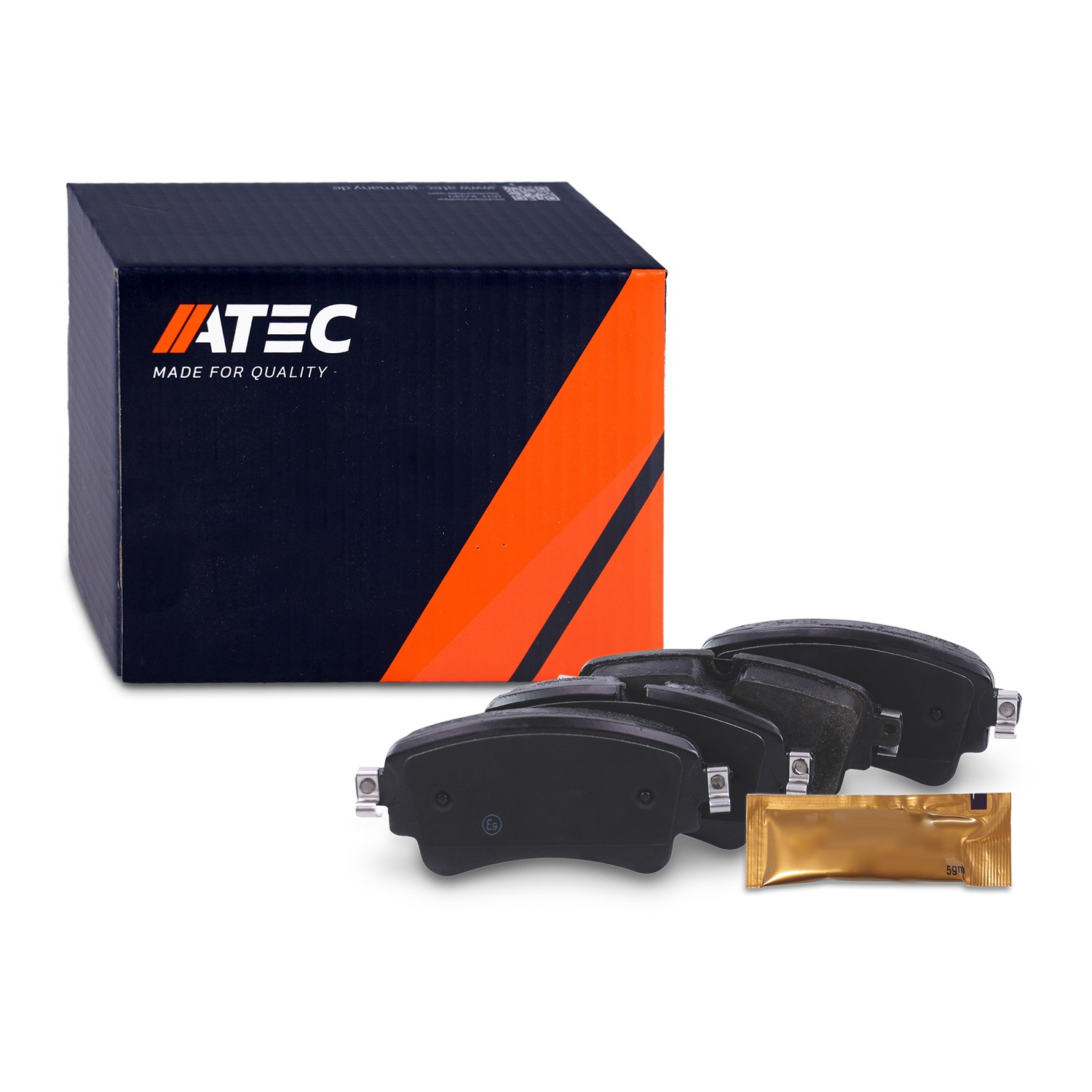 Atec Bremsbeläge hinten (Satz) [Hersteller-Nr. 40372241] für VW, Audi