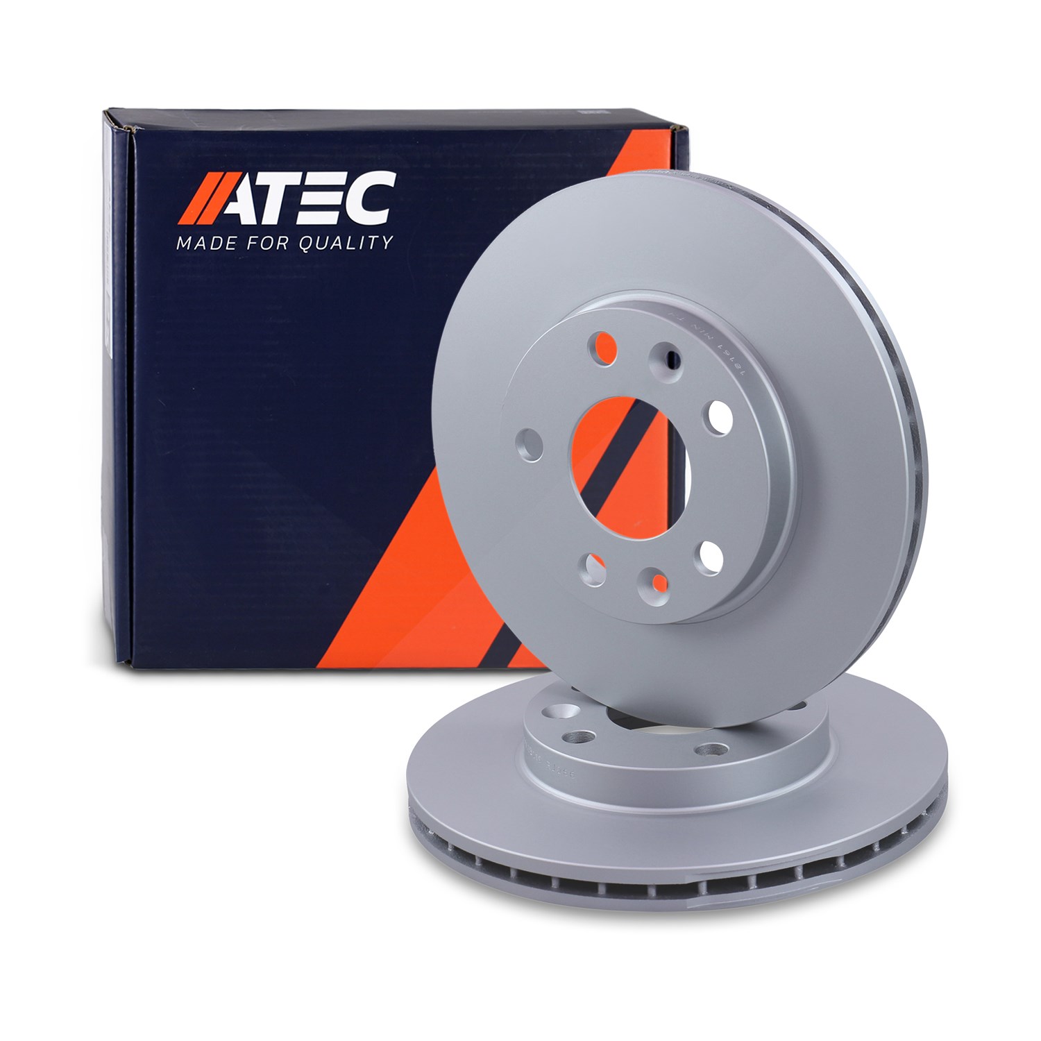 Atec Bremsscheibe Vorderachse Belüftet [Hersteller-Nr. 40372253] für Renault, Dacia
