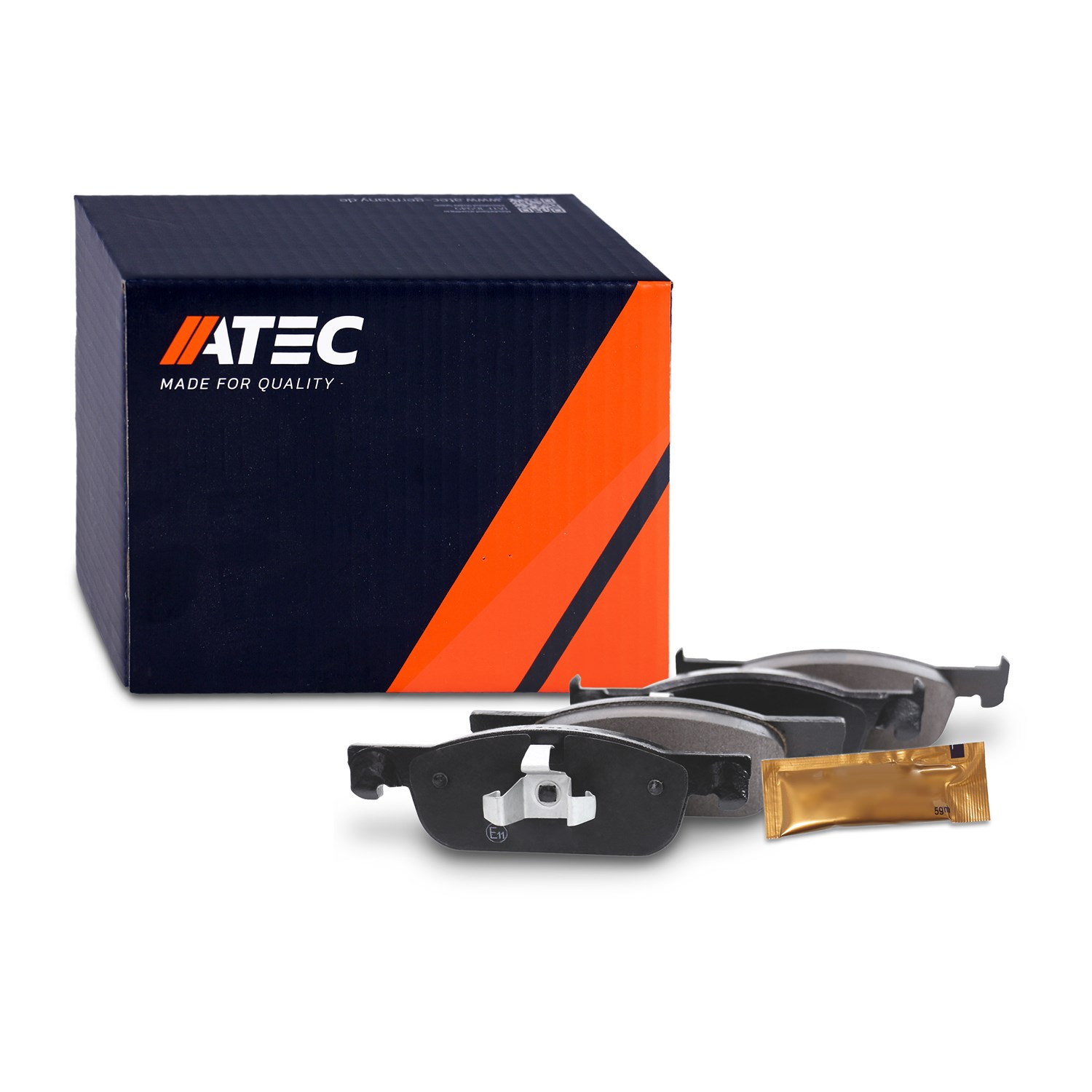 Atec Bremsbeläge vorne (Satz) [Hersteller-Nr. 40372274] für Dacia, Renault