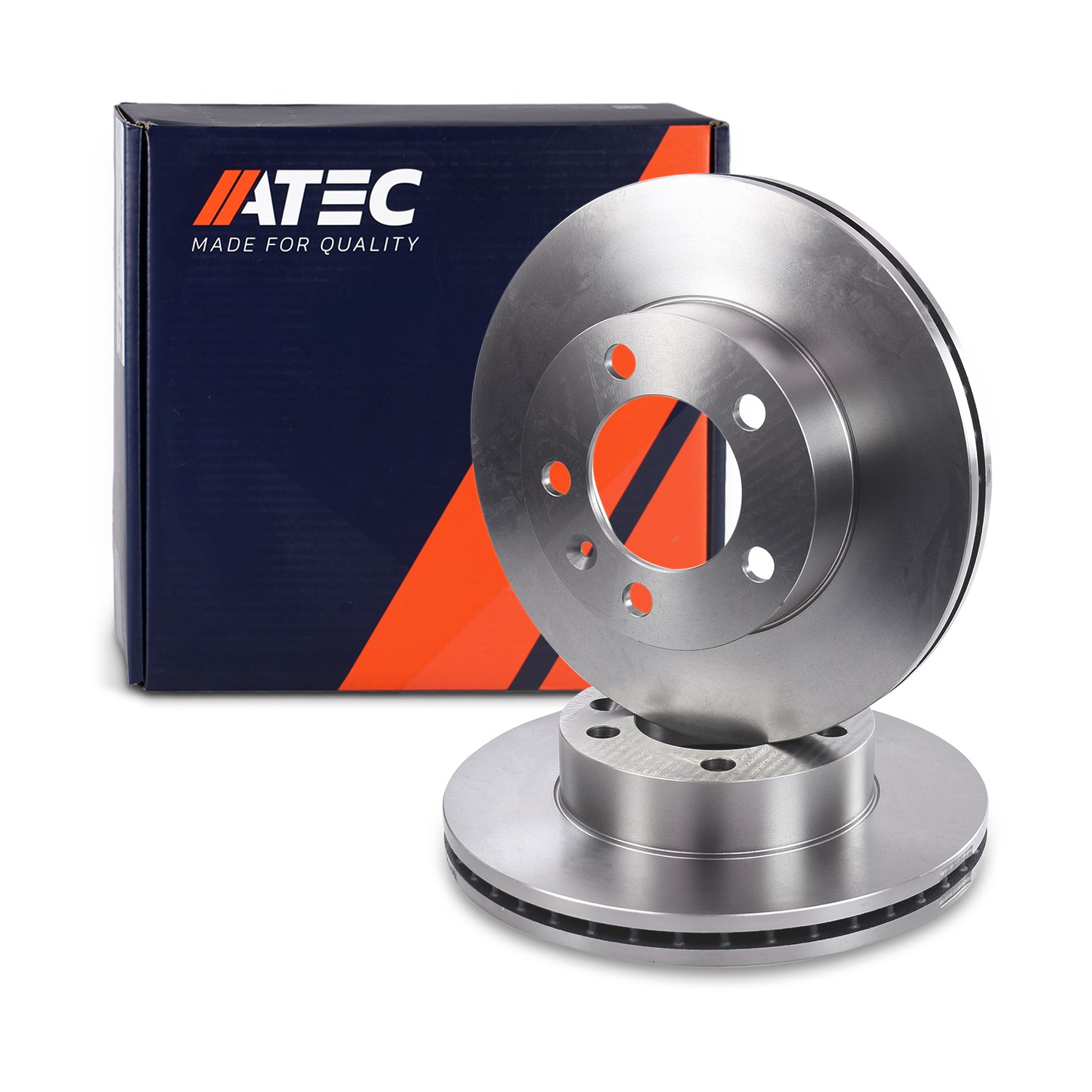 Atec Bremsscheibe Vorderachse Belüftet [Hersteller-Nr. 40372507] für Opel, Renault, Nissan, Vauxhall