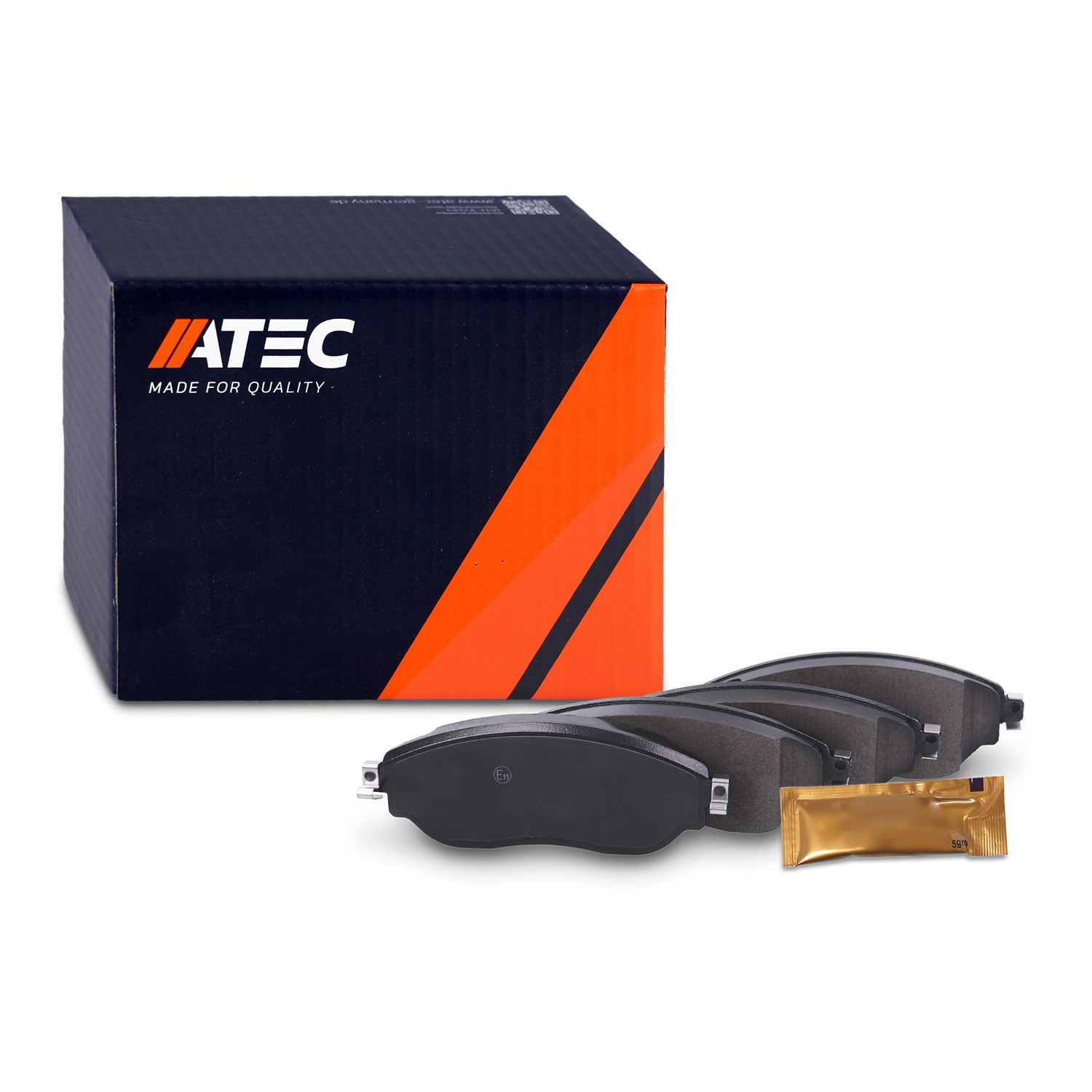 Atec Bremsbeläge vorne (Satz) [Hersteller-Nr. 40372547] für Opel, Renault, Vauxhall, Nissan, Fiat