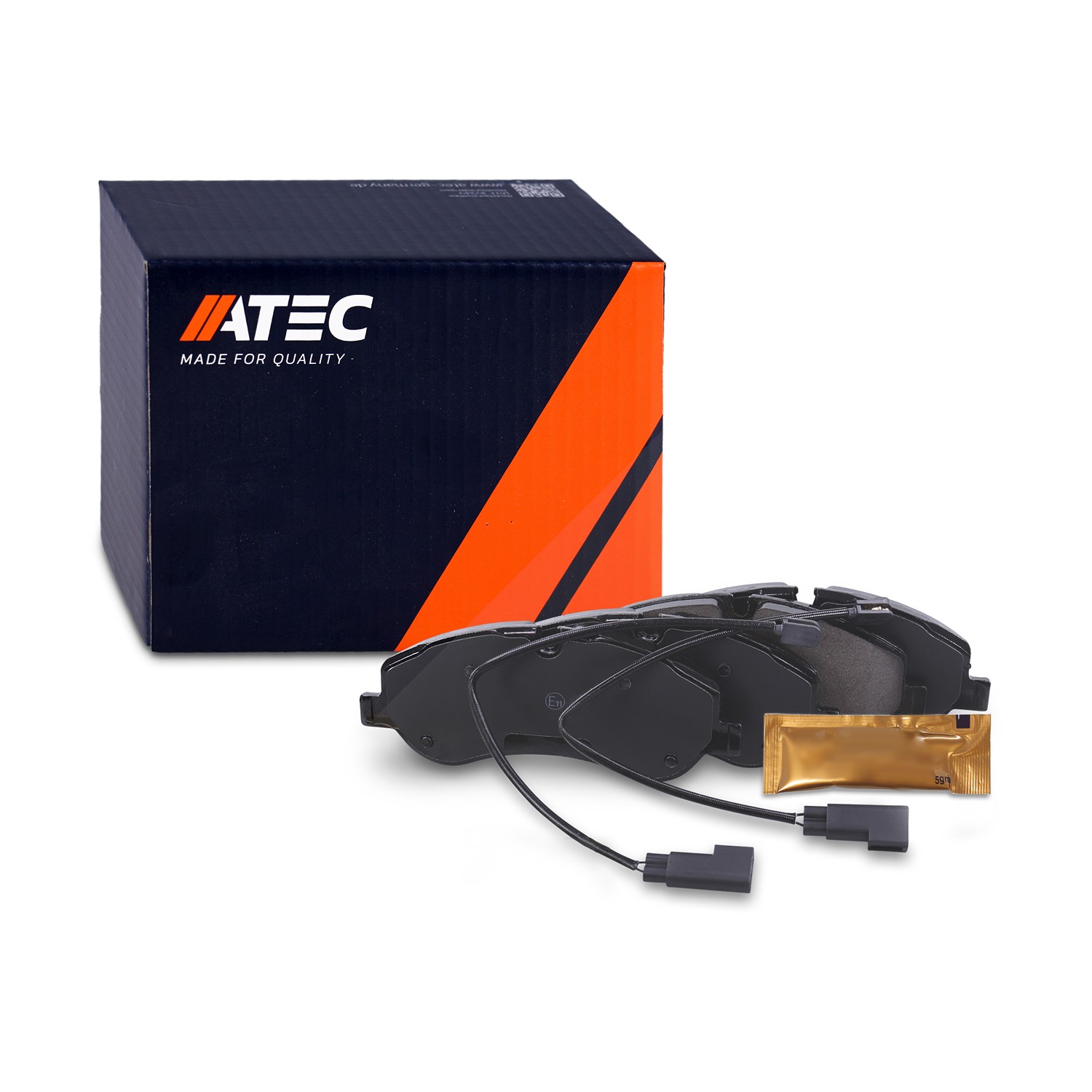 Atec Bremsbeläge mit VWK vorne (Satz) [Hersteller-Nr. 40372699] für Ford