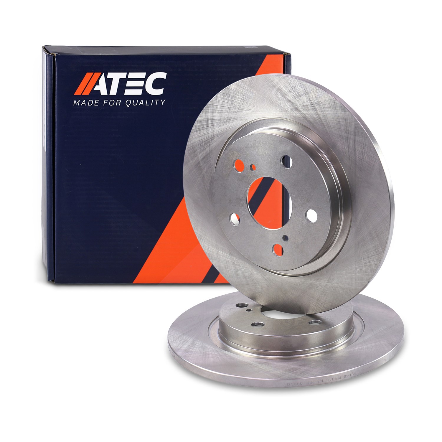 Atec Bremsscheibe Hinterachse Voll [Hersteller-Nr. 40378732] für Toyota
