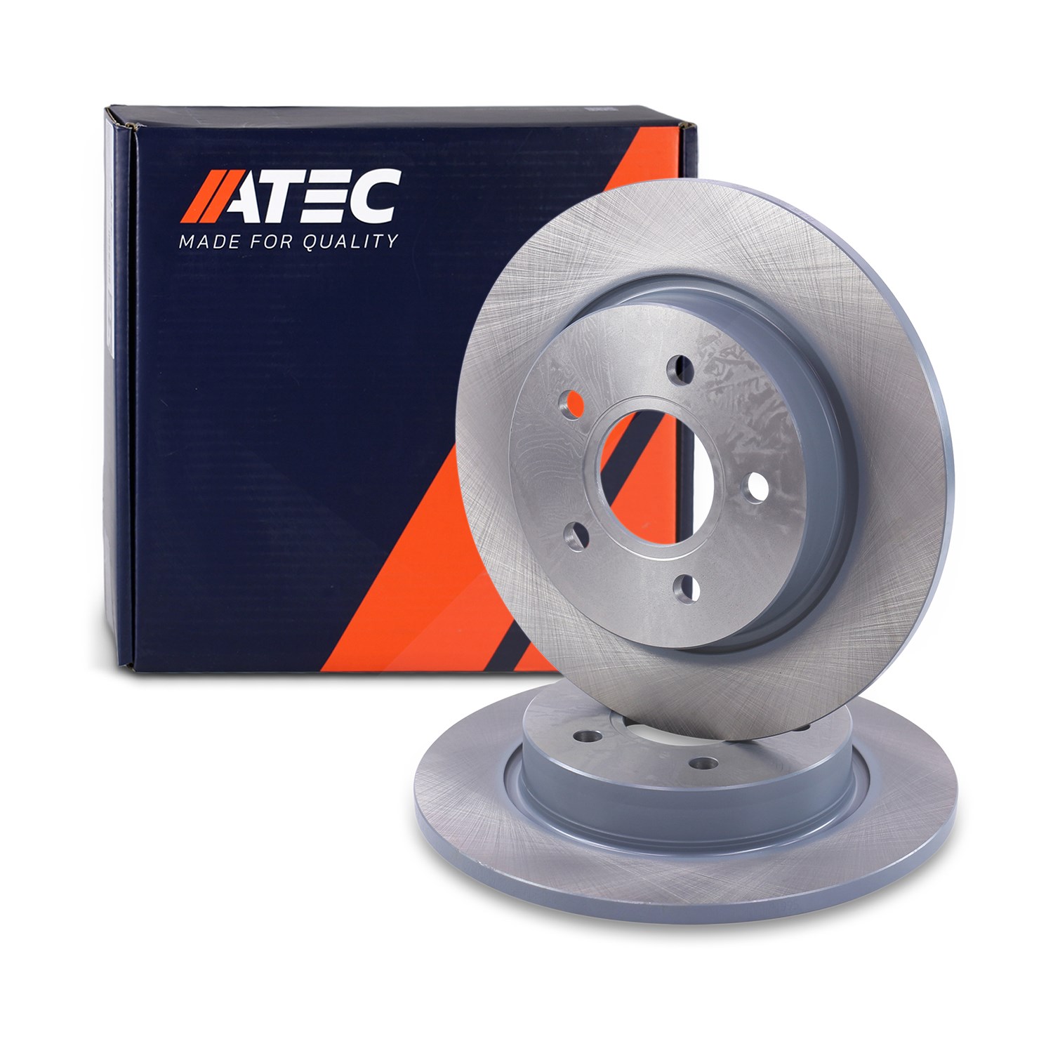 Atec Bremsscheibe Hinterachse Voll [Hersteller-Nr. 40378778] für Ford
