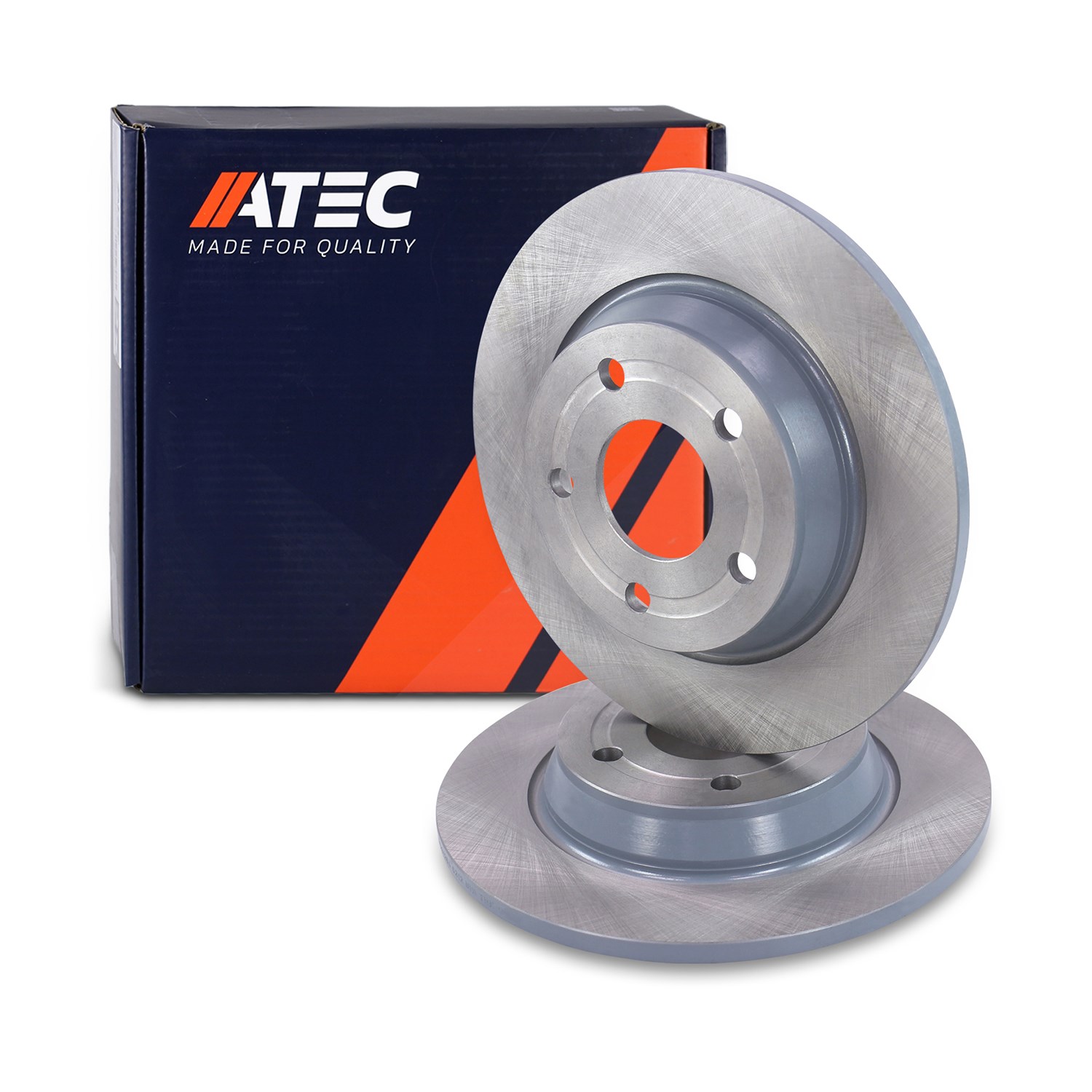 Atec Bremsscheibe Hinterachse Voll [Hersteller-Nr. 40440124] für Ford