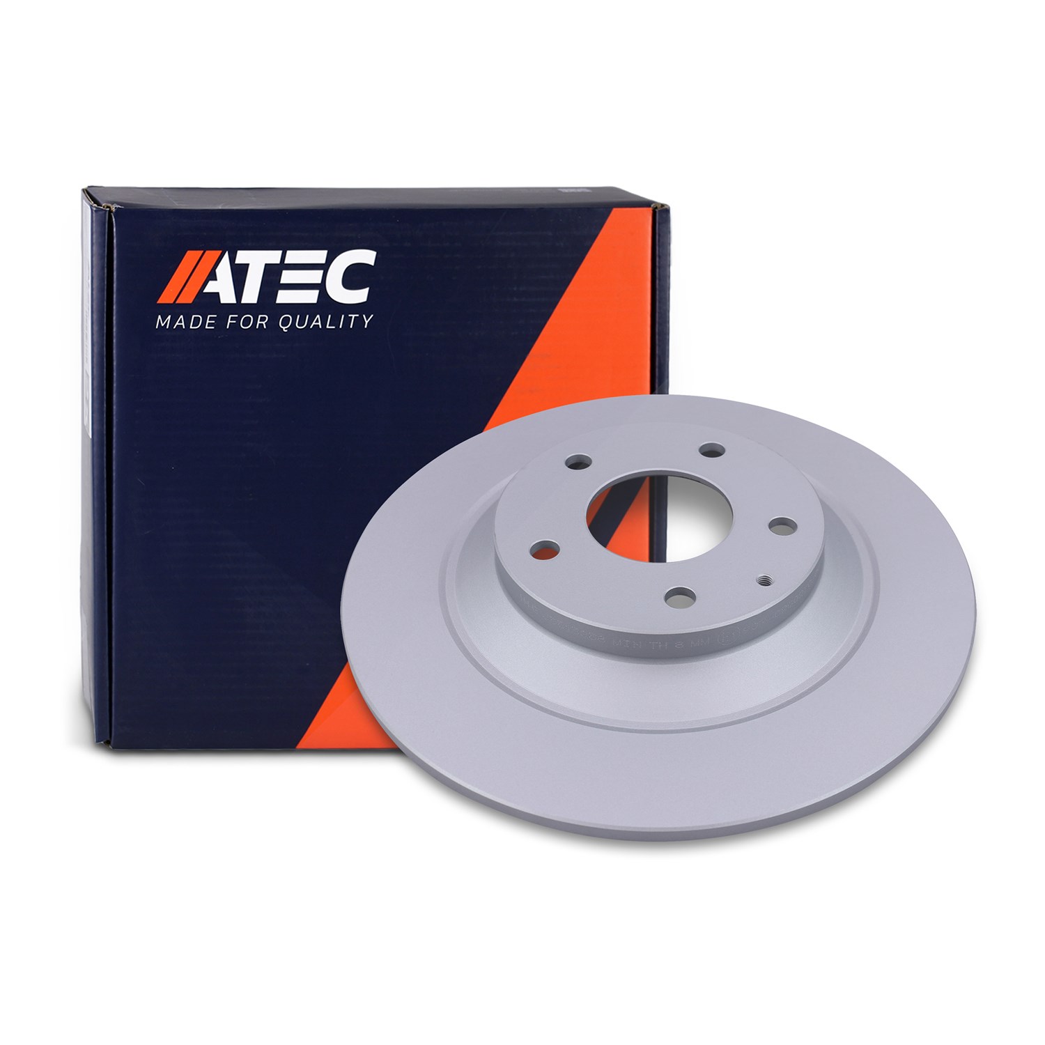 Atec Bremsscheibe Hinterachse Voll [Hersteller-Nr. 40440143] für Mazda