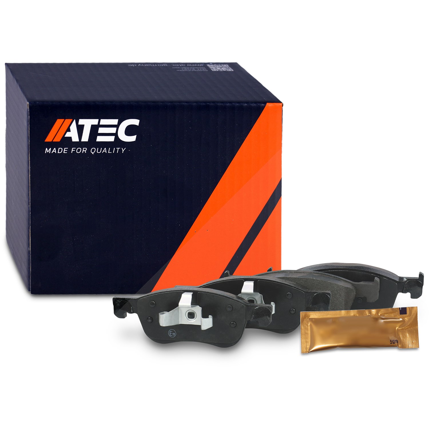 Atec Bremsbeläge vorne (Satz) [Hersteller-Nr. 40483208] für Ford