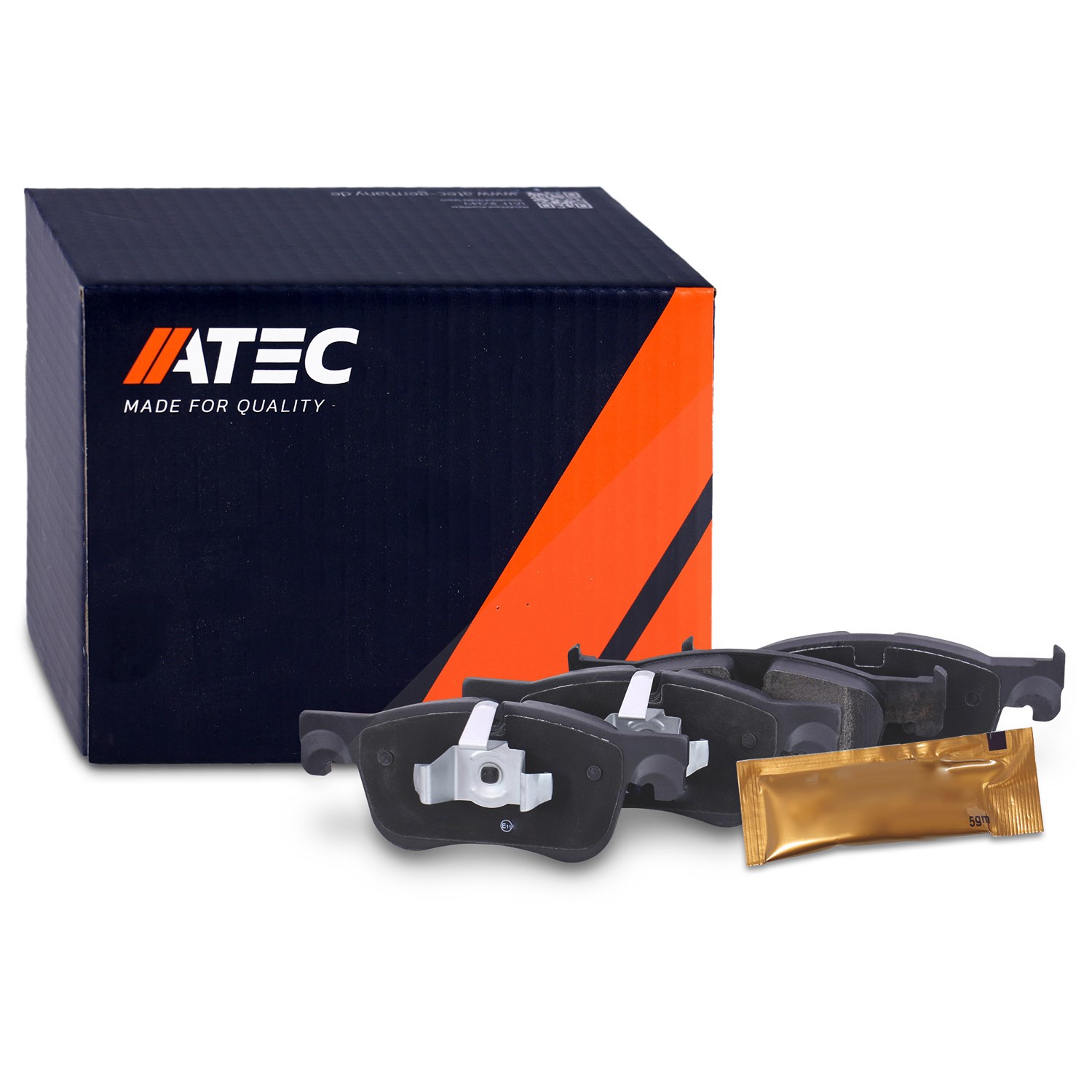 Atec Bremsbeläge vorne (Satz) [Hersteller-Nr. 40483212] für Citroën