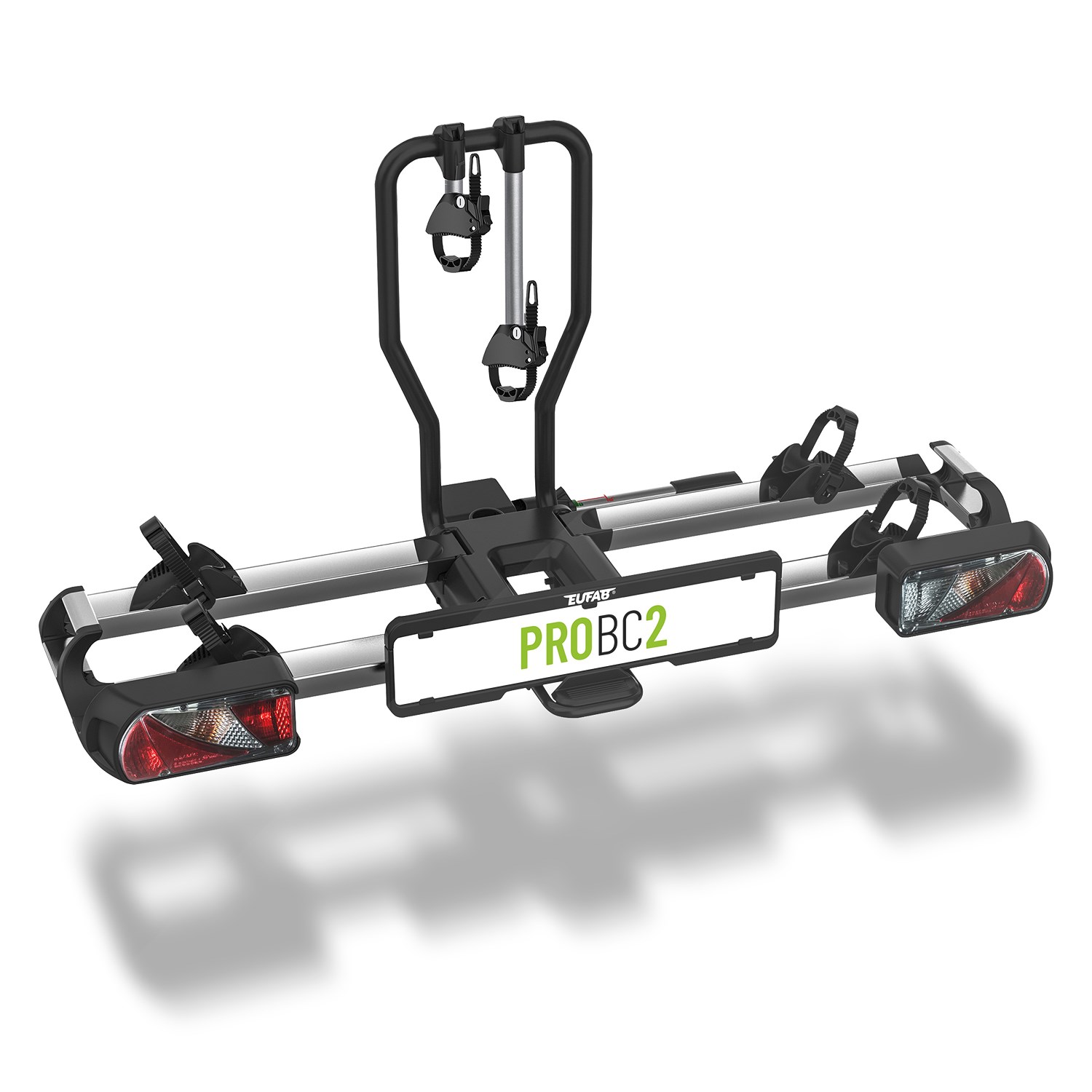 Eufab Hellgrau/Schwarz Kupplungsfahrradträger "Eufab 11600 Fahrradträger Probc2", (, Silberfarben), B:140cm H:61cm T:72cm, Fahrradträger - Image 9