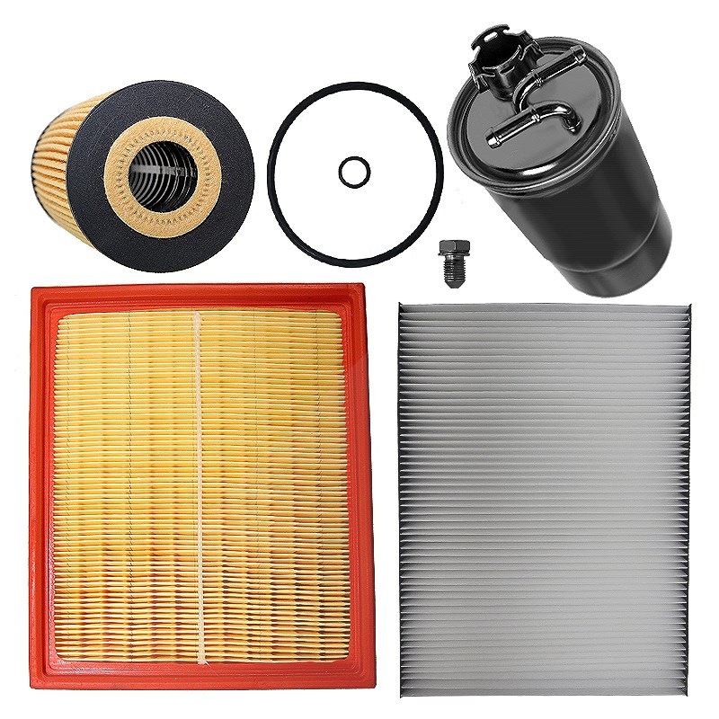 Bestprice Inspektionspaket Filtersatz SET B [Hersteller-Nr. 10694008] für Skoda, VW