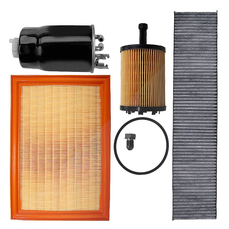Bestprice Inspektionspaket Filtersatz SET B [Hersteller-Nr. 10694011] für Seat, Ford, VW