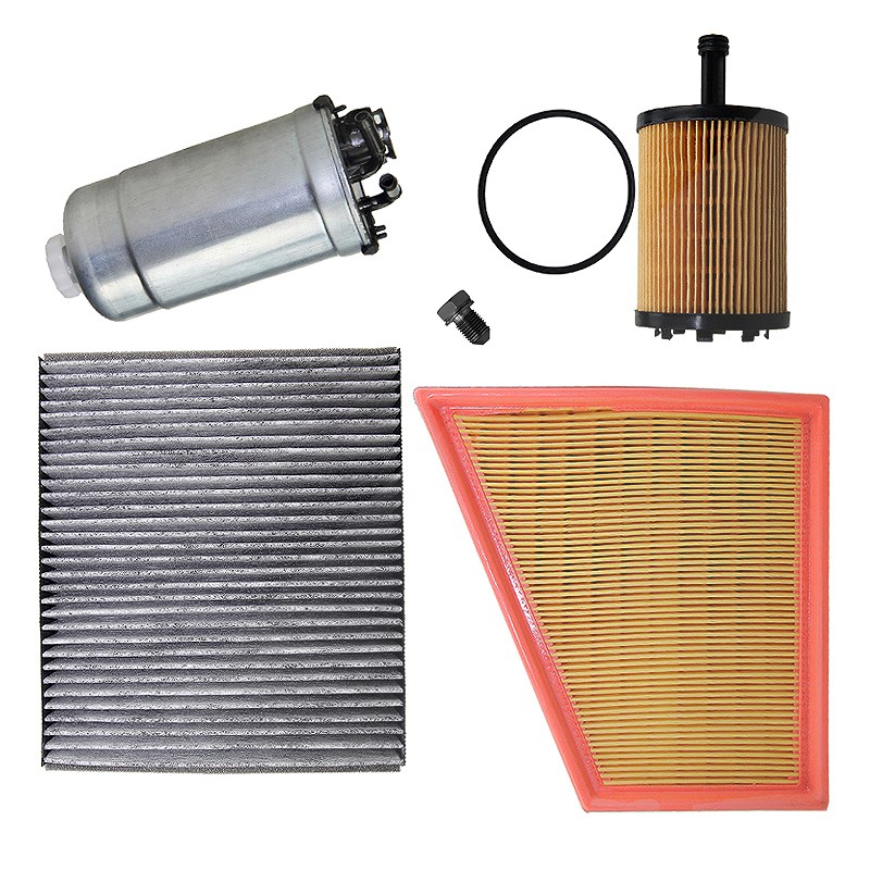 Bestprice Inspektionspaket Filtersatz SET B [Hersteller-Nr. 10694020] für Skoda, VW, Seat