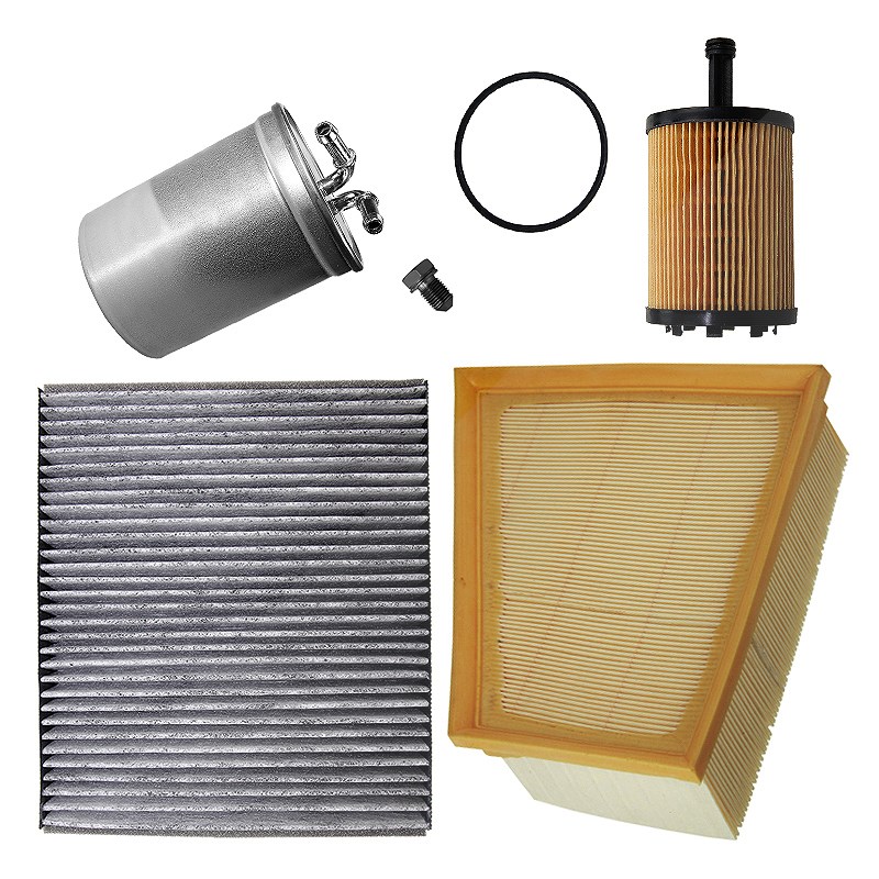 Bestprice Inspektionspaket Filtersatz SET B [Hersteller-Nr. 10694031] für Skoda, VW, Seat