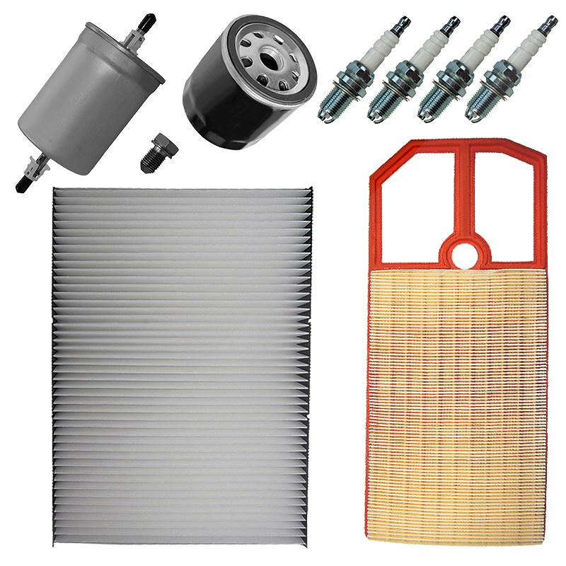 Bestprice Inspektionspaket Filtersatz SET D [Hersteller-Nr. 10694064] für VW, Skoda