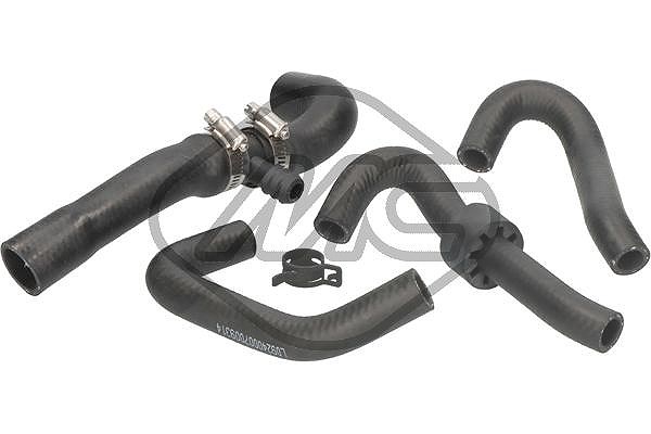 Metalcaucho Schlauch, Wärmetauscher (Heizung) [Hersteller-Nr. 09314] für Audi, VW