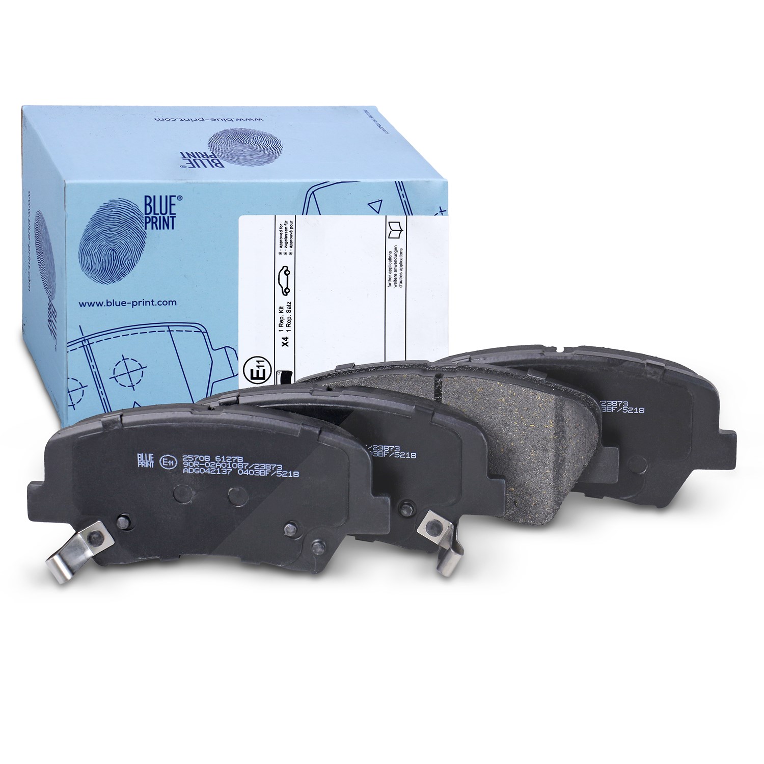 Blue Print Bremsbelagsatz Vorderachse [Hersteller-Nr. ADG042137] für Kia, Hyundai