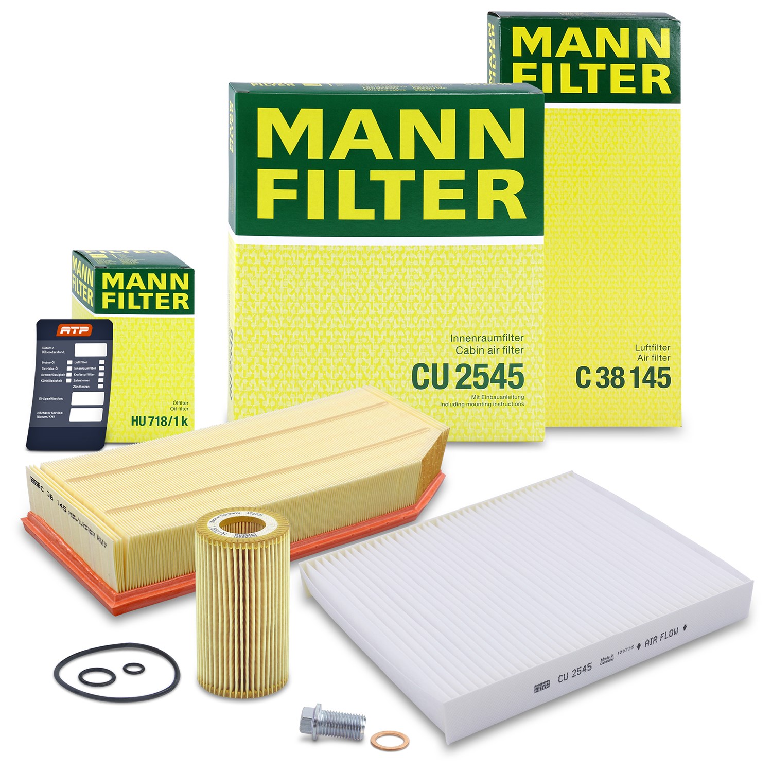 Mann-filter Inspektionspaket Filtersatz SET A [Hersteller-Nr. 10492982] für Mercedes-Benz