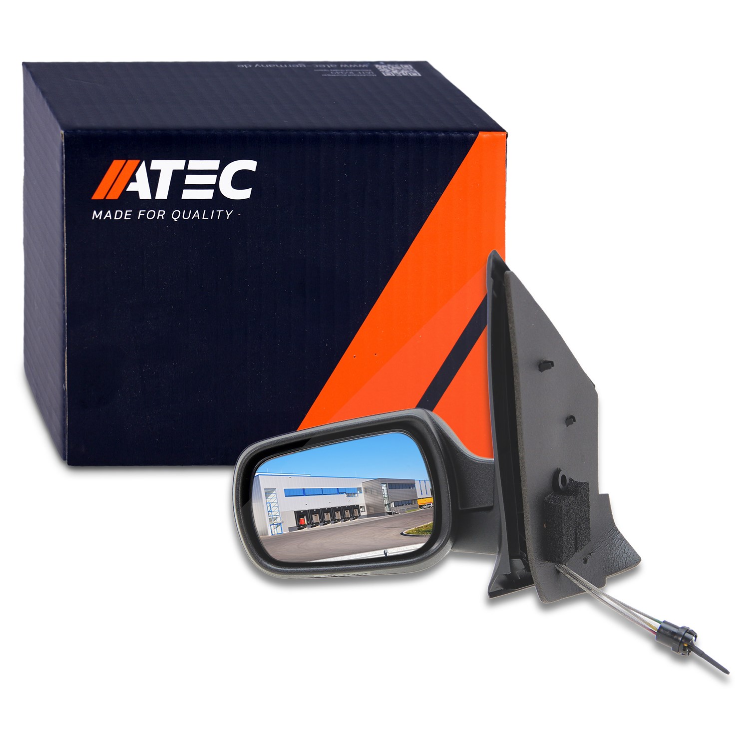 Atec Außenspiegel links (Fahrerseite) [Hersteller-Nr. 10414828] für Fiat