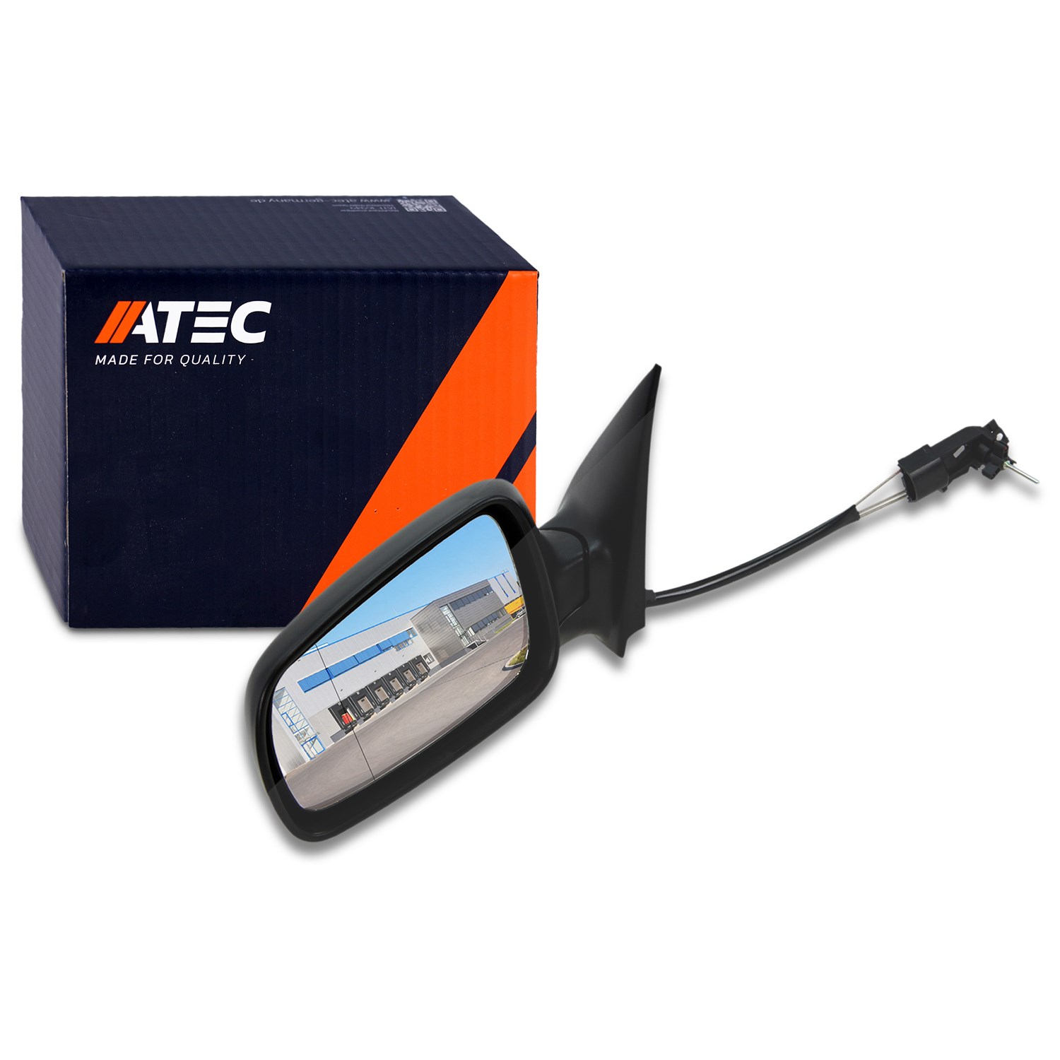 Atec Außenspiegel links (Fahrerseite) [Hersteller-Nr. 10415655] für Skoda
