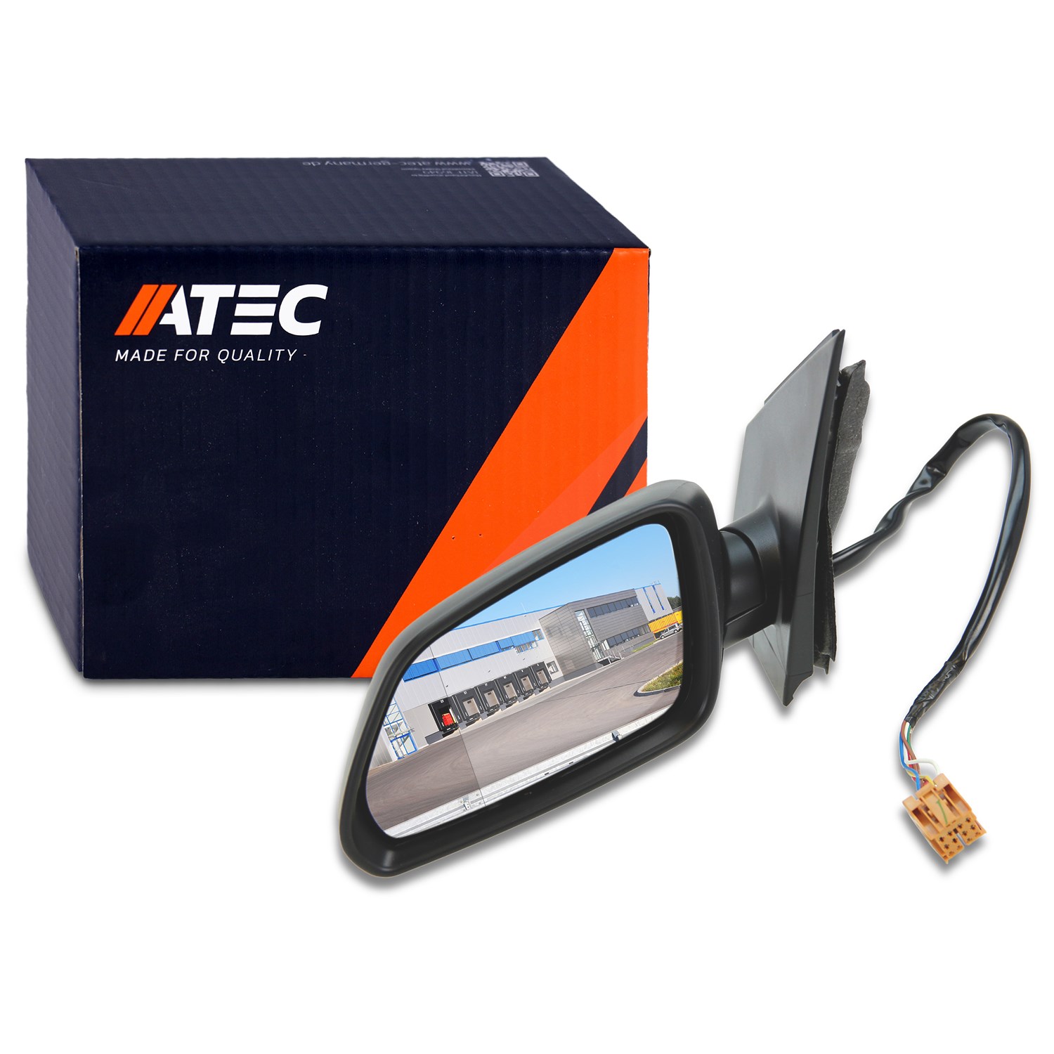 Atec Außenspiegel links (Fahrerseite) + Blinklicht [Hersteller-Nr. 30373995] für VW
