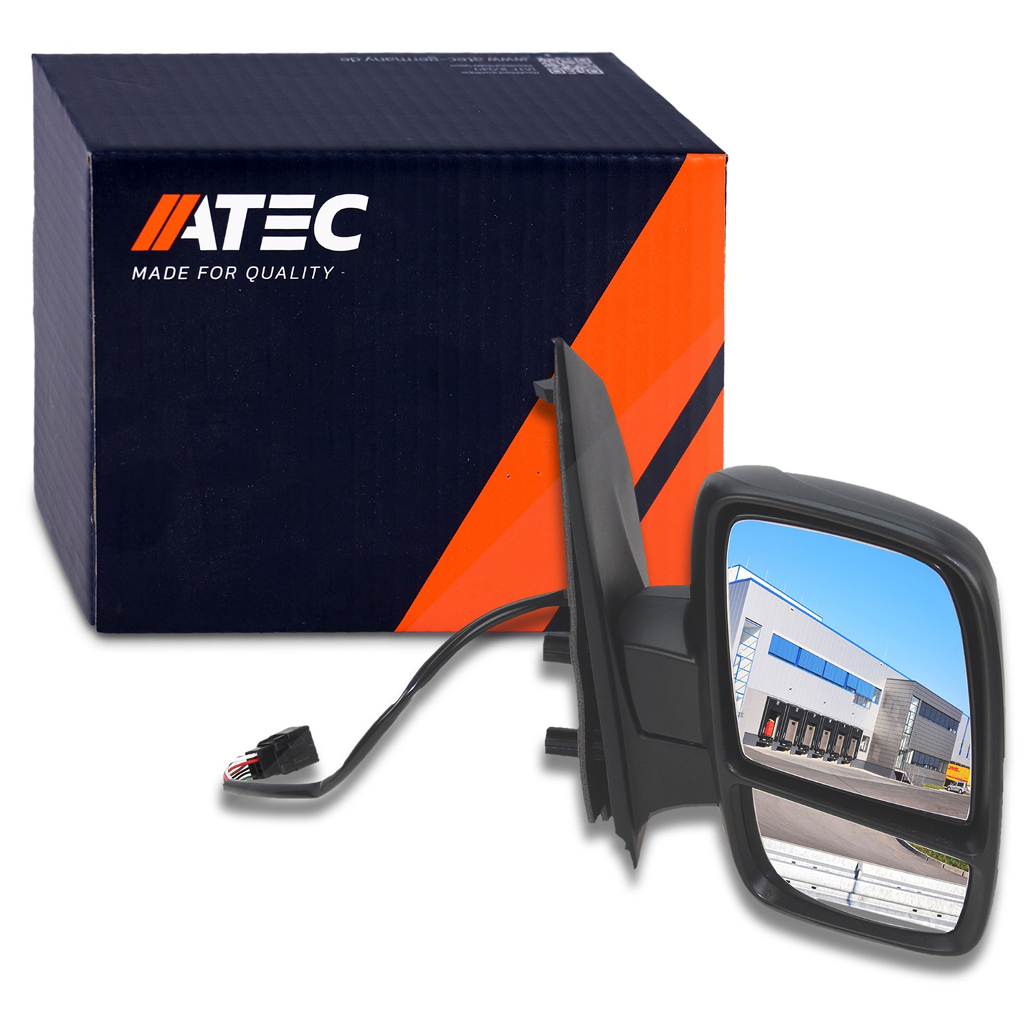 Atec Außenspiegel rechts + Temperatursensor [Hersteller-Nr. 30374015] für Toyota, Citroën, Fiat, Peugeot