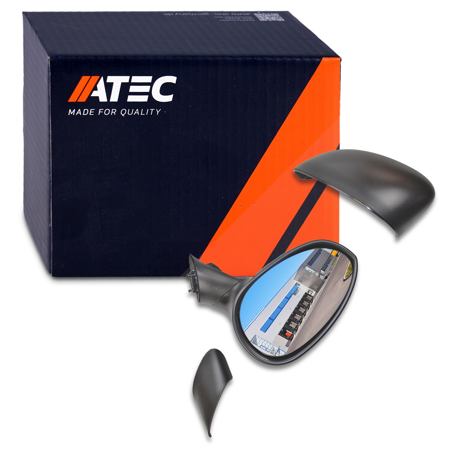 Atec Außenspiegel links (Fahrerseite) [Hersteller-Nr. 30375012] für Abarth, Fiat