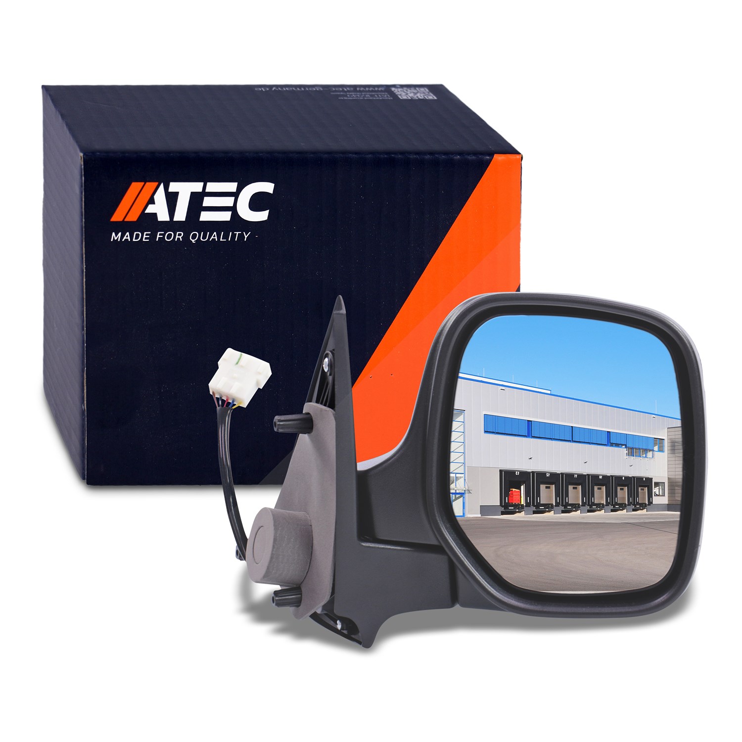 Atec Außenspiegel rechts (Beifahrerseite) [Hersteller-Nr. 10407514] für Peugeot, Citroën
