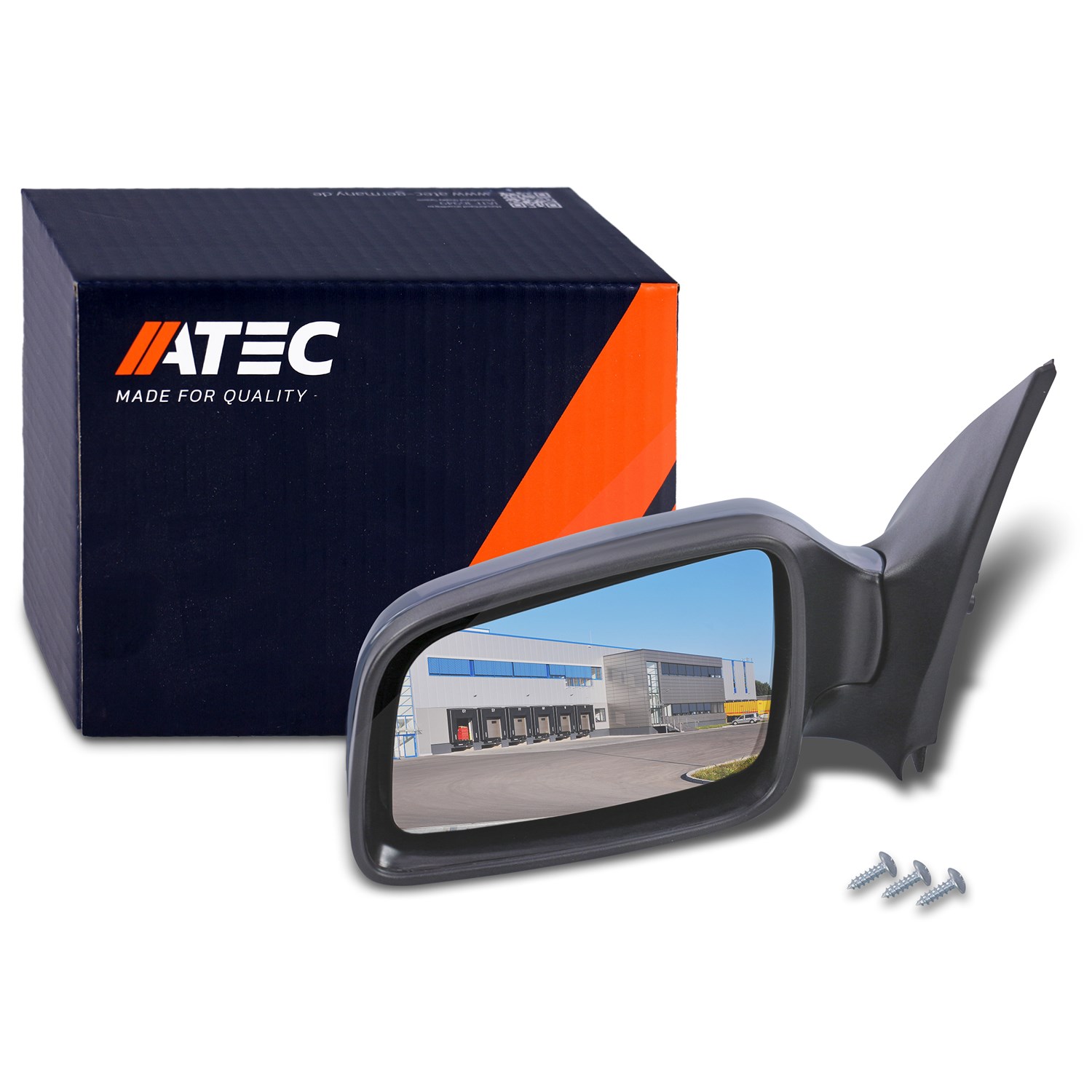 Atec Außenspiegel links (Fahrerseite) asphärisch [Hersteller-Nr. 10417777] für Opel