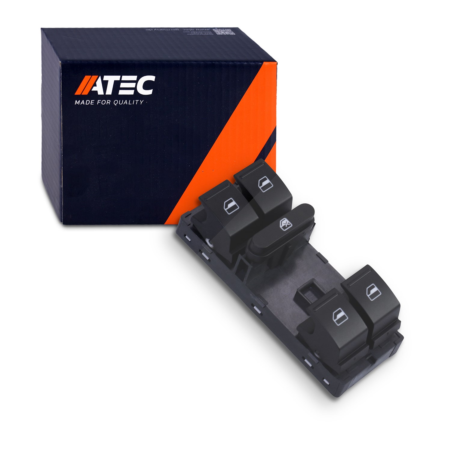 Atec Fensterheberschalter vorne links [Hersteller-Nr. 31294071] für VW, Seat