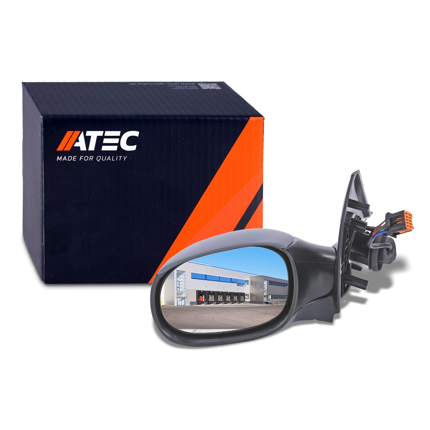Atec Außenspiegel links (Fahrerseite) ab 2002 [Hersteller-Nr. 30335381] für Peugeot