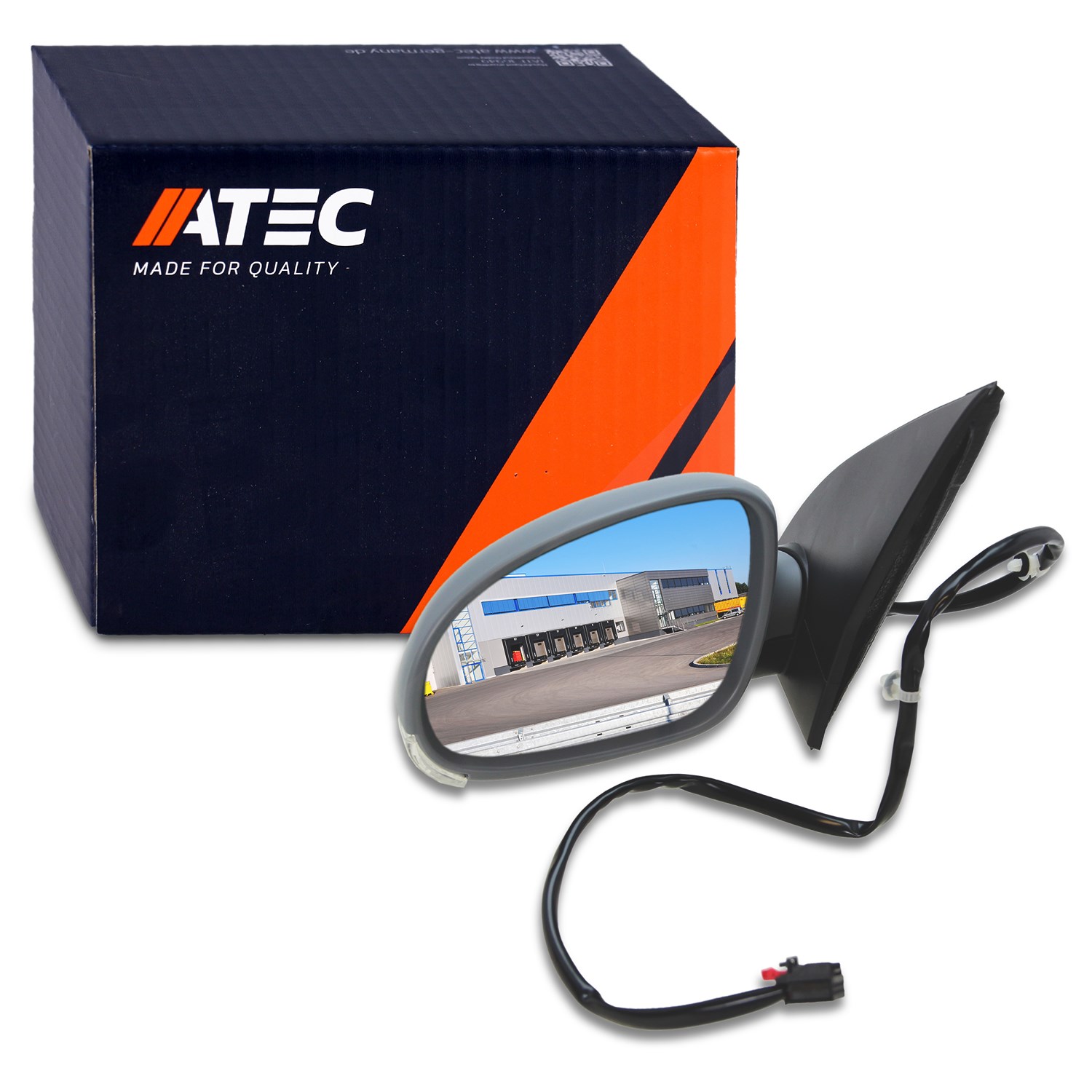Atec Außenspiegel links (Fahrerseite) +Blinklicht [Hersteller-Nr. 30374004] für VW