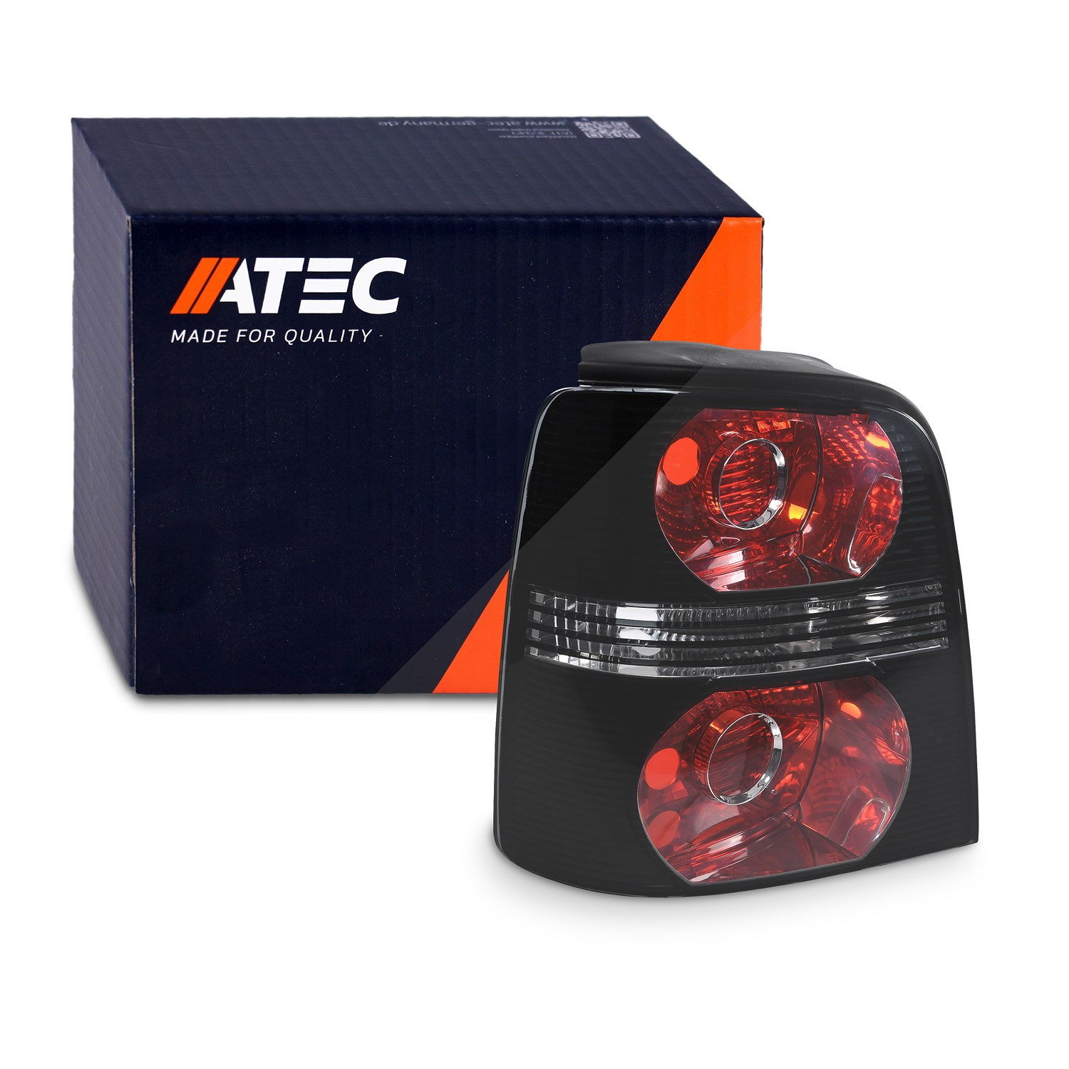 Atec Heckleuchte schwarz links ohne Lampenträger [Hersteller-Nr. 31529503] für VW