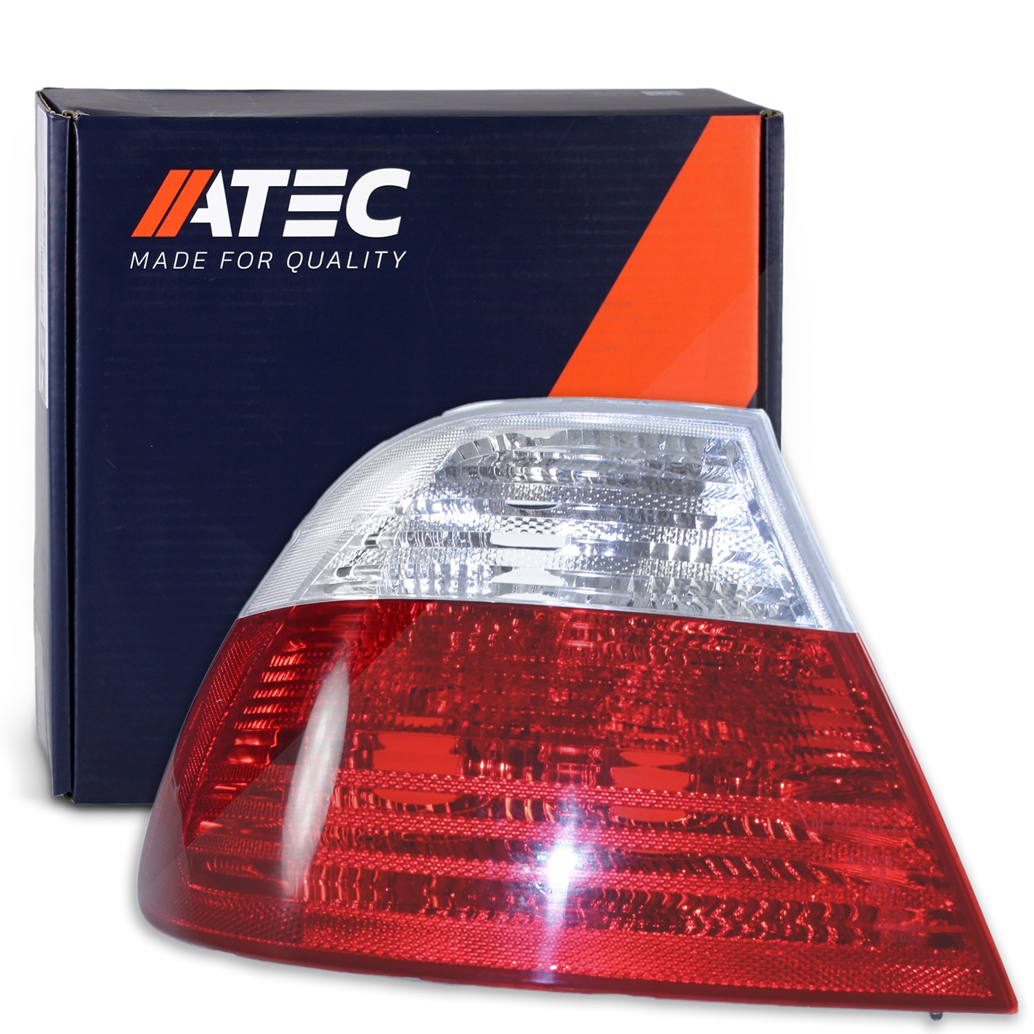Atec Heckleuchte außen, Blinker weiß, ohne Lampenträger [Hersteller-Nr. 10401410] für BMW