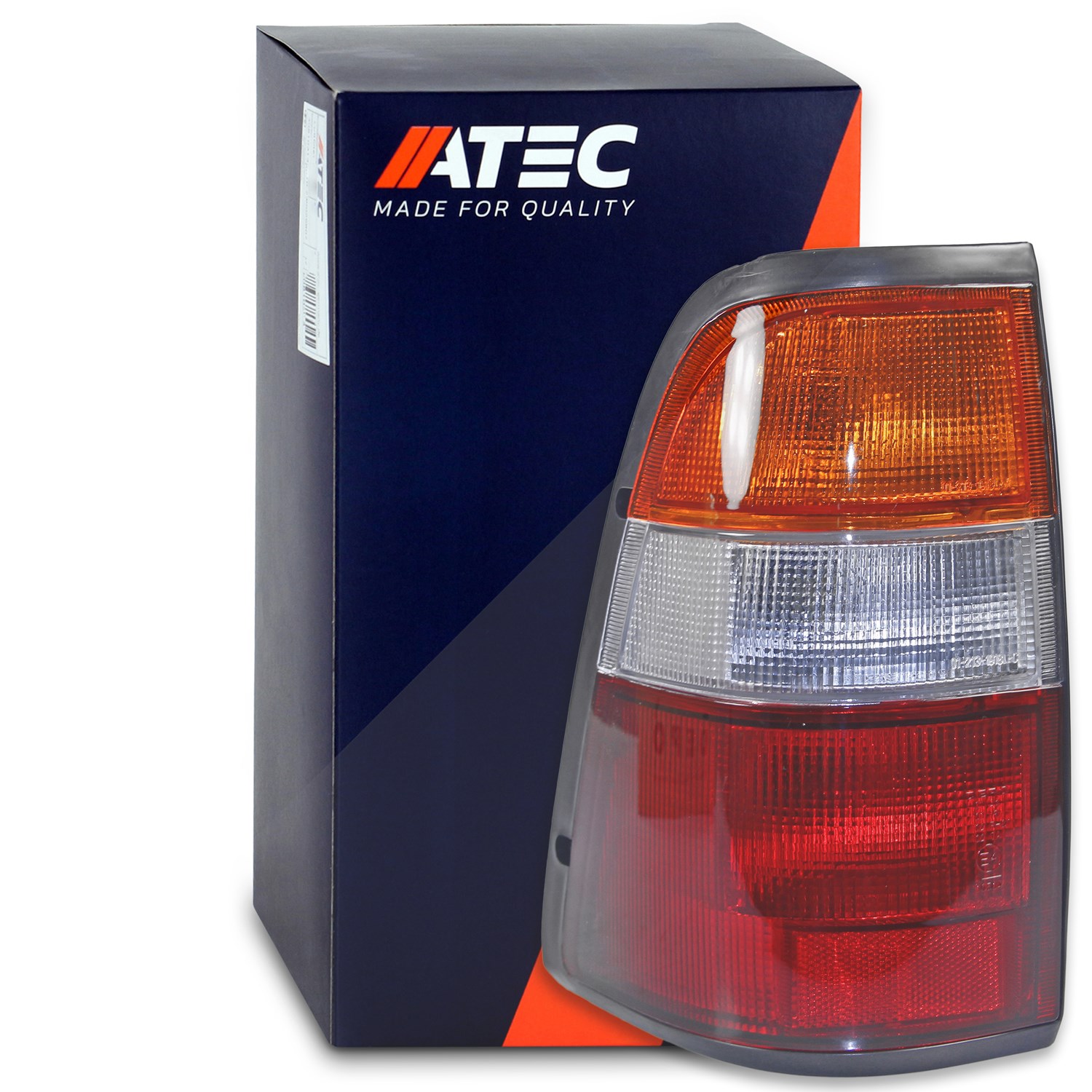 Atec Heckleuchte gelb/rot, mit Lampenträger [Hersteller-Nr. 10414699] für Opel