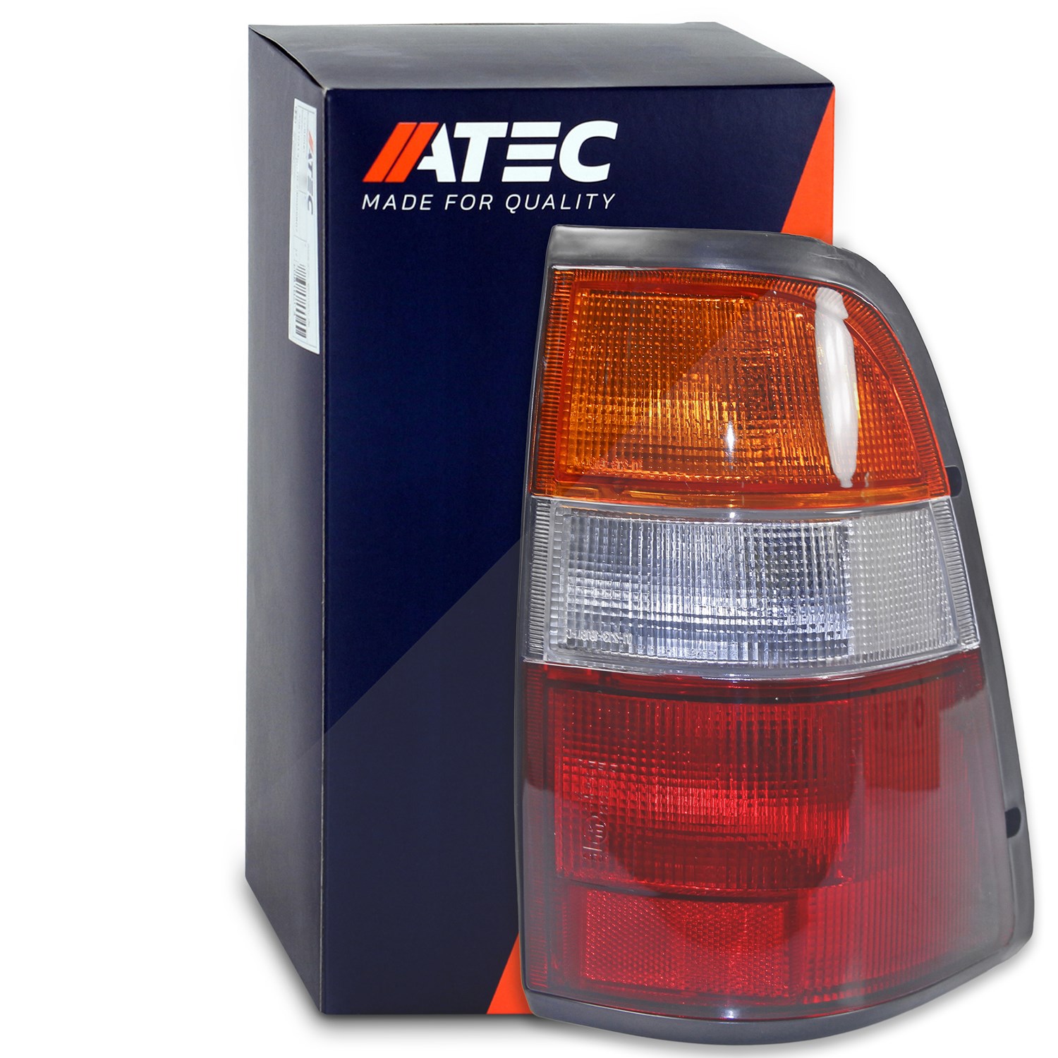 Atec Heckleuchte gelb/rot, mit Lampenträger [Hersteller-Nr. 10414998] für Opel