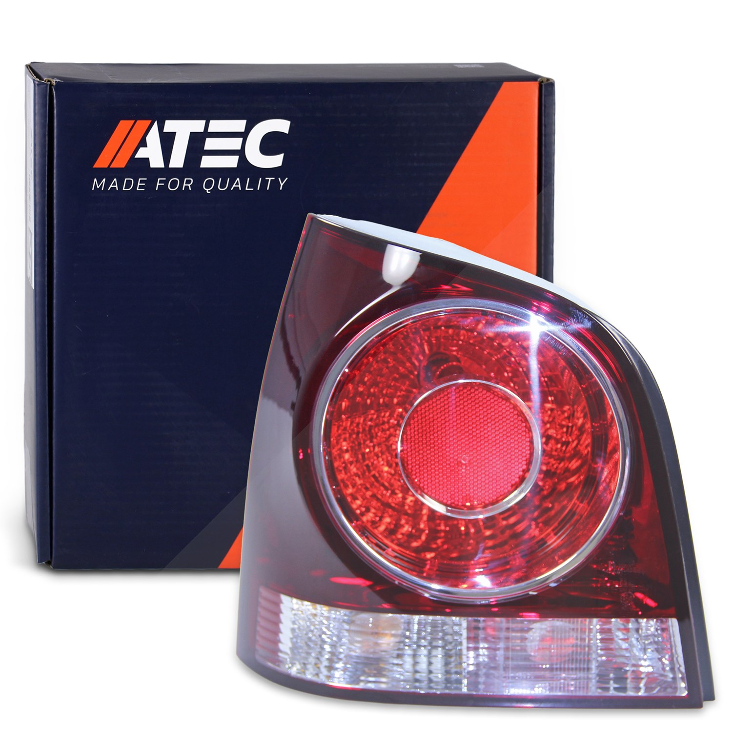 Atec Heckleuchte, rot, ohne Lampenträger [Hersteller-Nr. 30316267] für VW