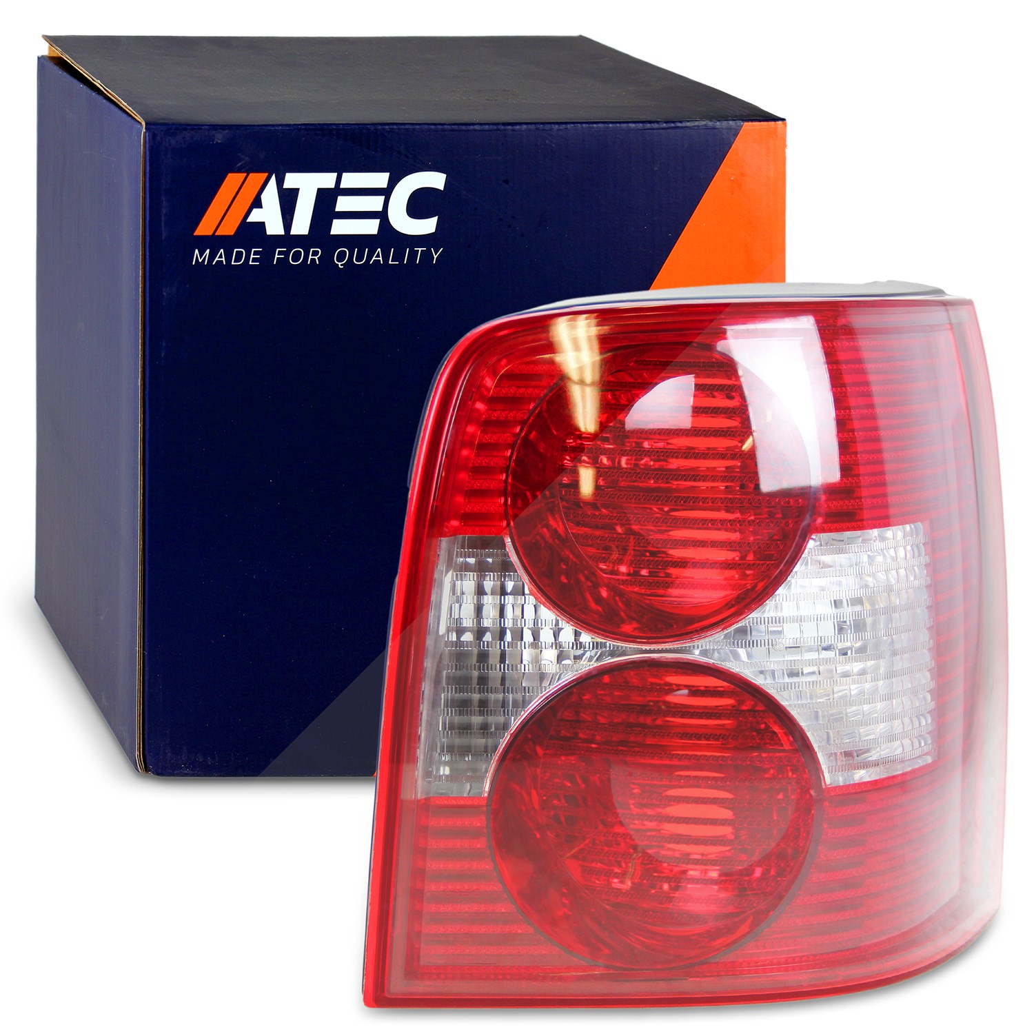 Atec Heckleuchte rot/weiß ohne Lampenträger [Hersteller-Nr. 30336636] für VW