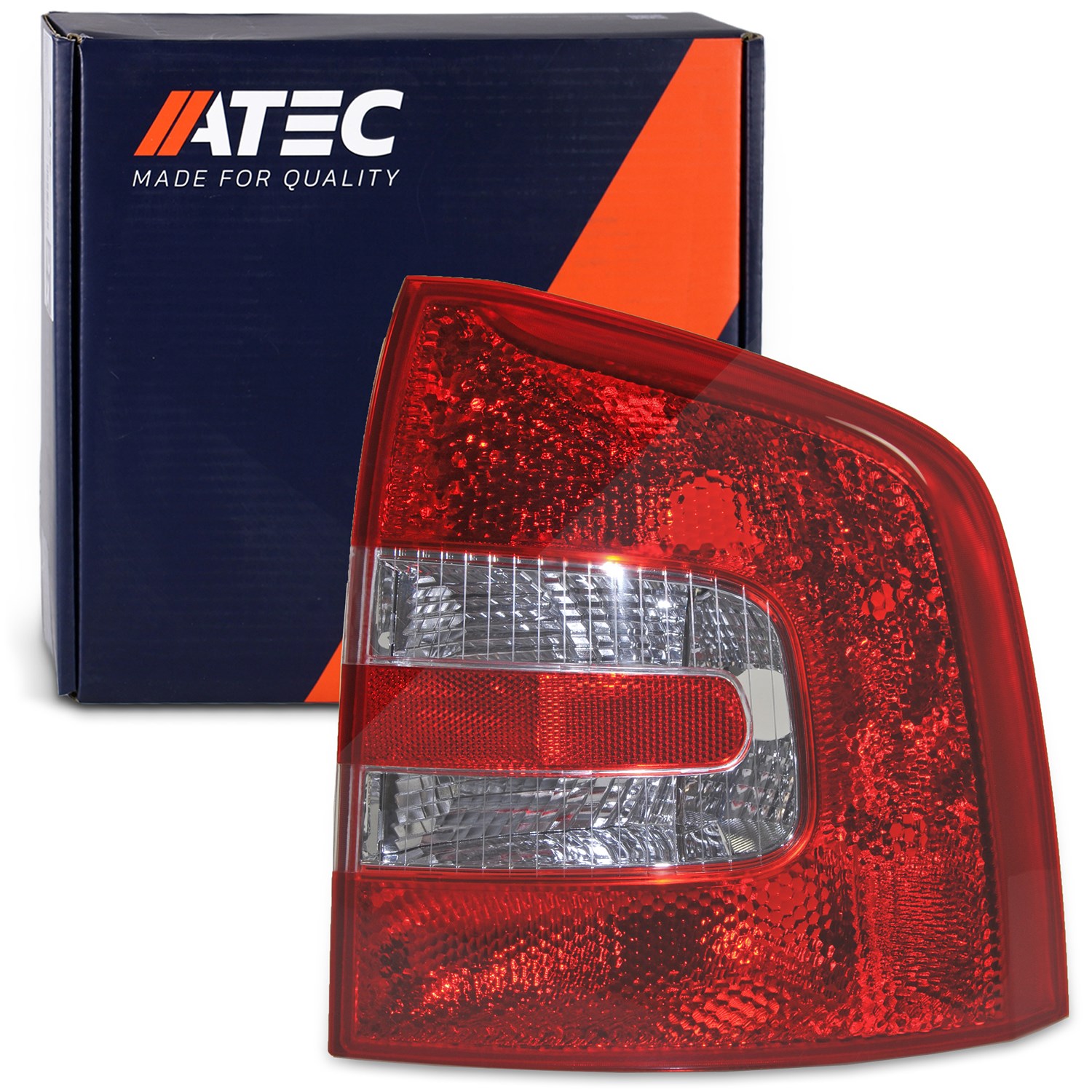 Atec Heckleuchte, Blinker weiß, ohne Lampenträger [Hersteller-Nr. 30359460] für Skoda