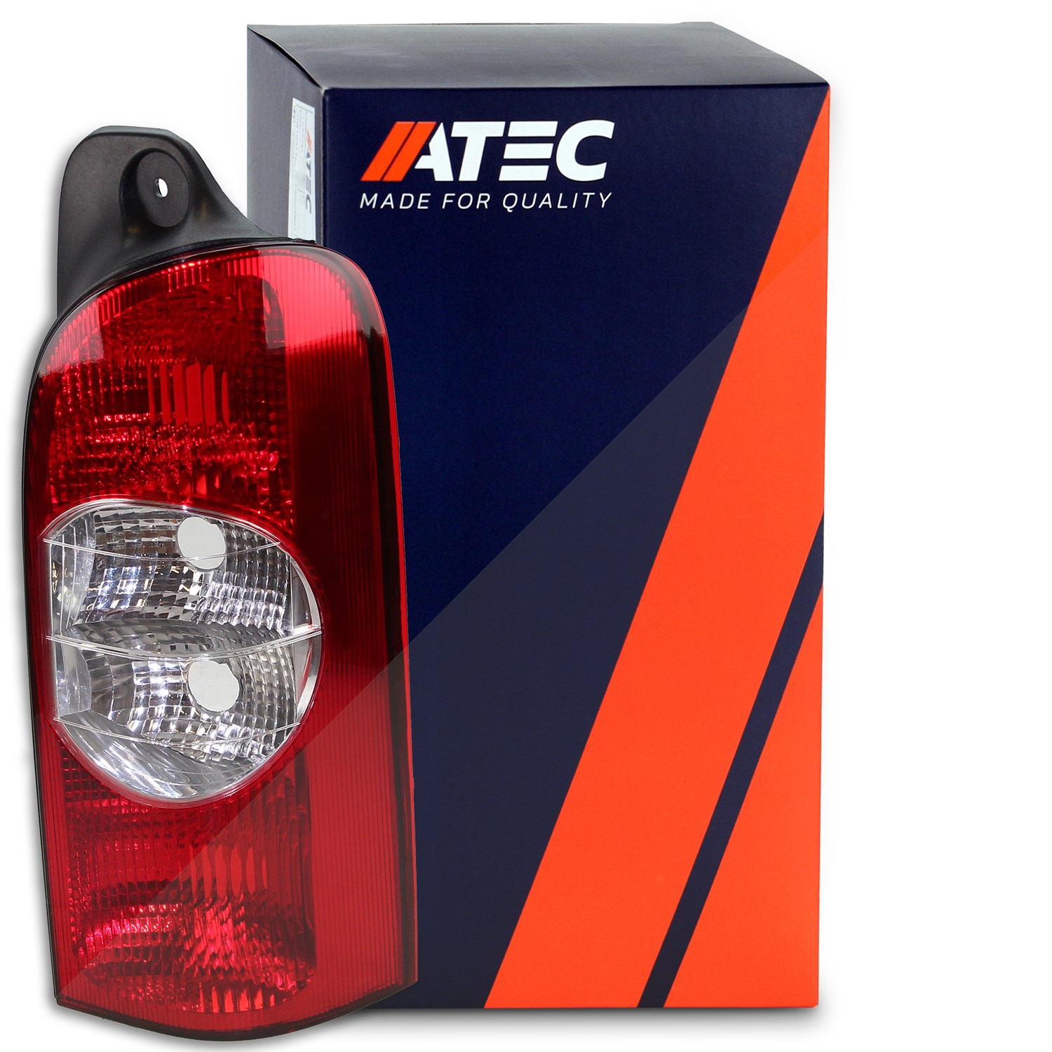 Atec Heckleuchte rechts (Beifahrerseite), Blinker weiß [Hersteller-Nr. 30370833] für Opel, Nissan, Renault