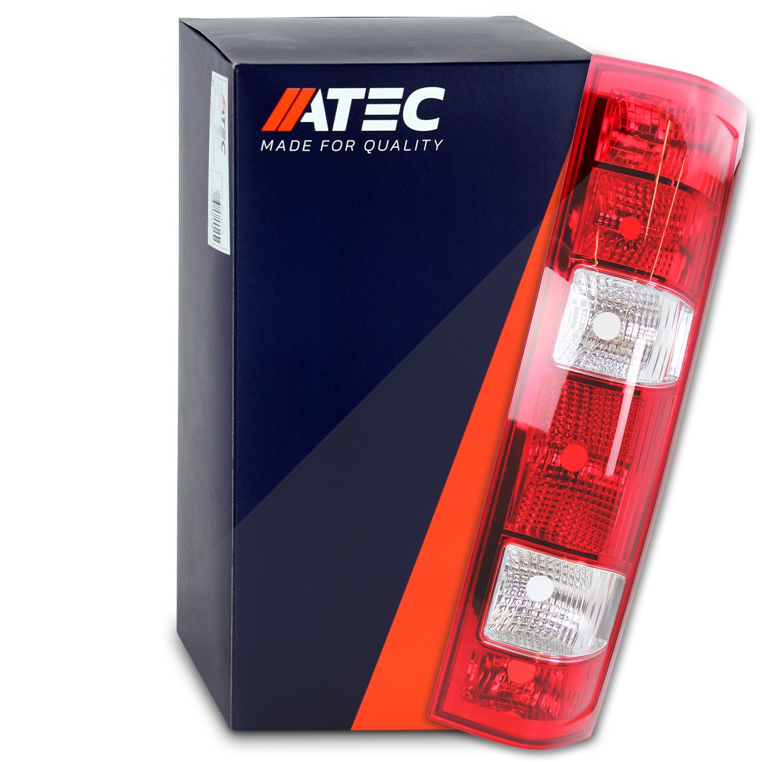 Atec Heckleuchte, Blinker weiß, ohne Lampenträger [Hersteller-Nr. 30372062] für Iveco